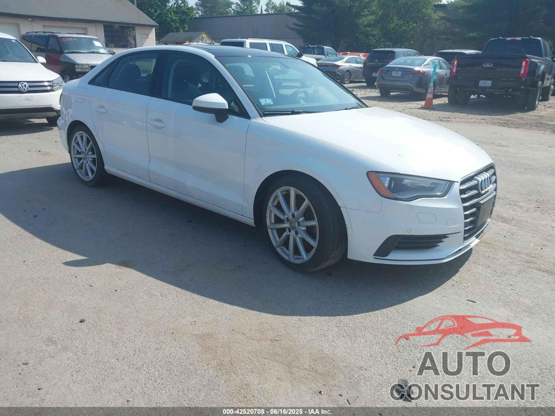 AUDI A3 2016 - WAUB8GFF7G1030295