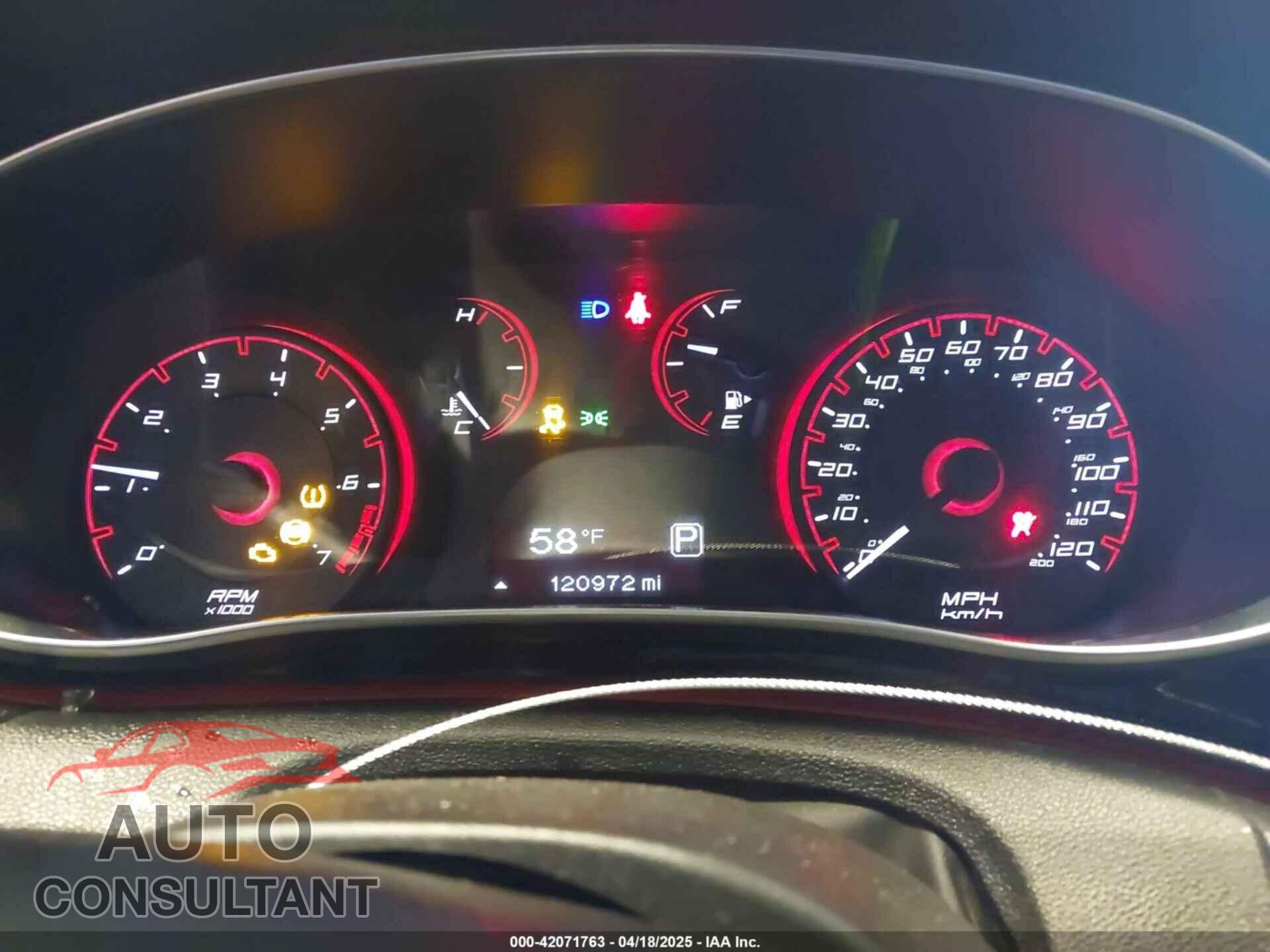 DODGE DART 2015 - 1C3CDFBB7FD211561