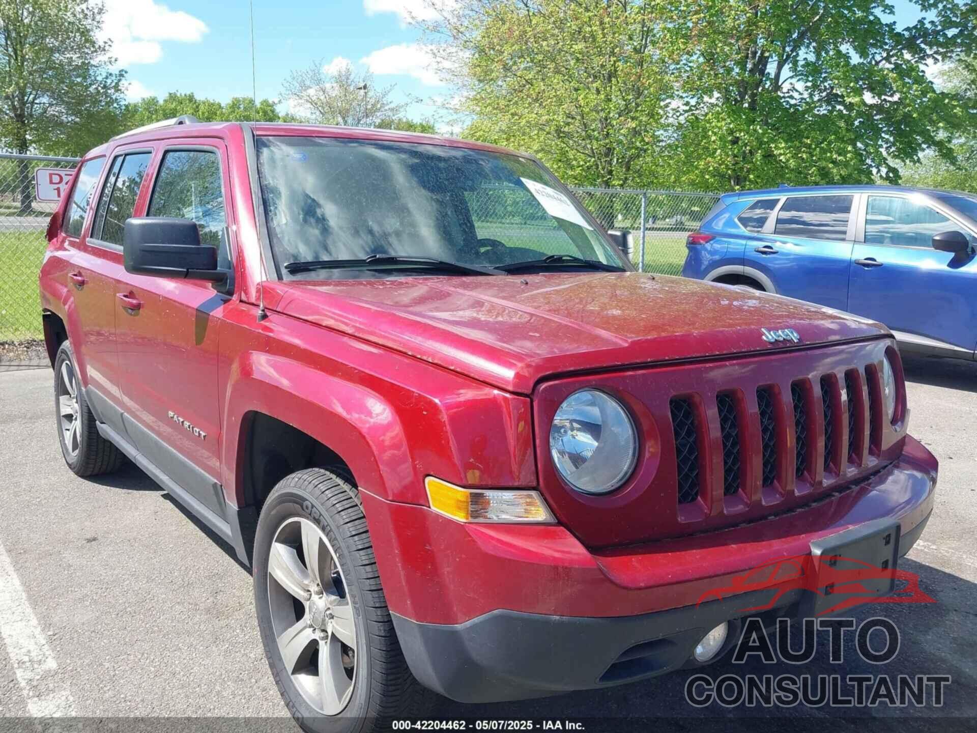 JEEP PATRIOT 2017 - 1C4NJRFB6HD151798