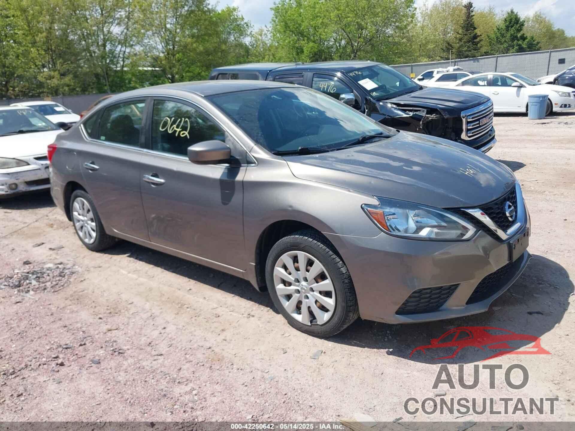 NISSAN SENTRA 2016 - 3N1AB7AP2GL662195