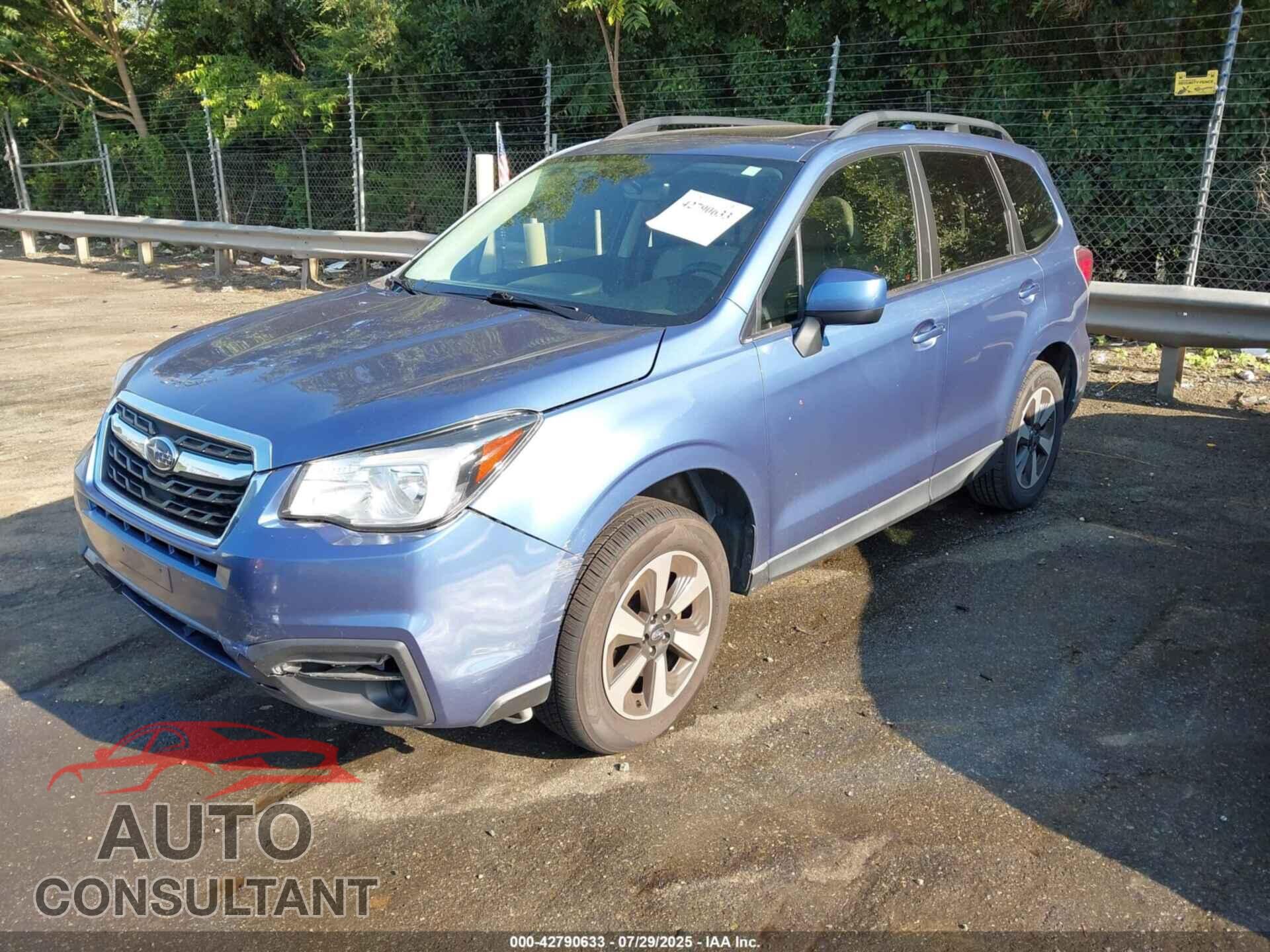 SUBARU FORESTER 2017 - JF2SJAEC2HH504739