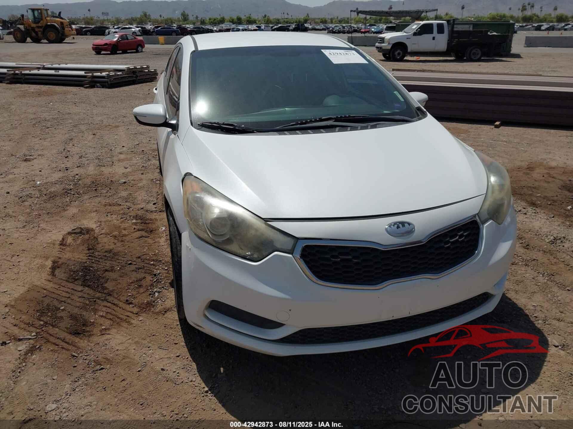 KIA FORTE 2014 - KNAFX4A62E5098133