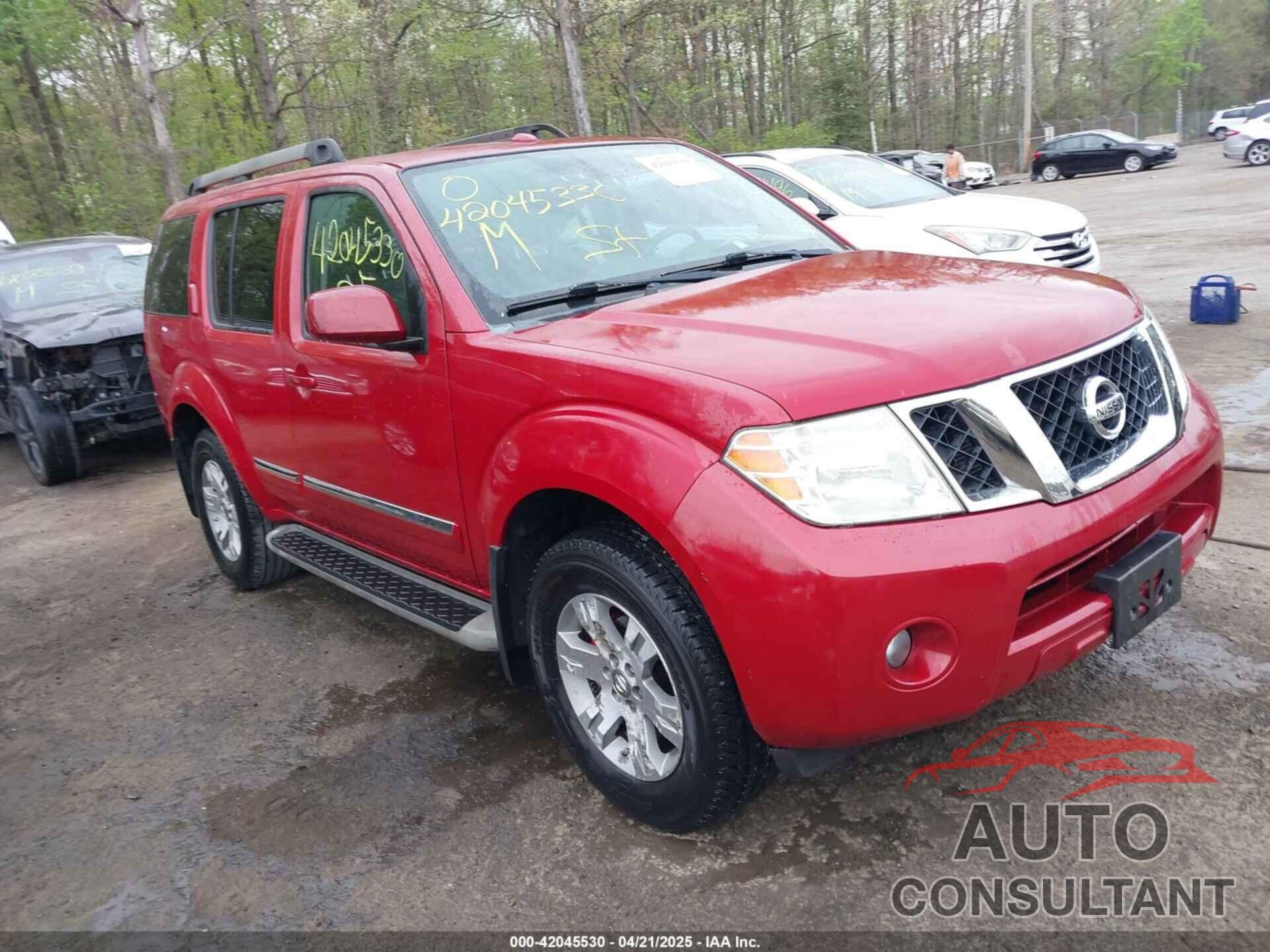 NISSAN PATHFINDER 2011 - 5N1AR1NB0BC611458