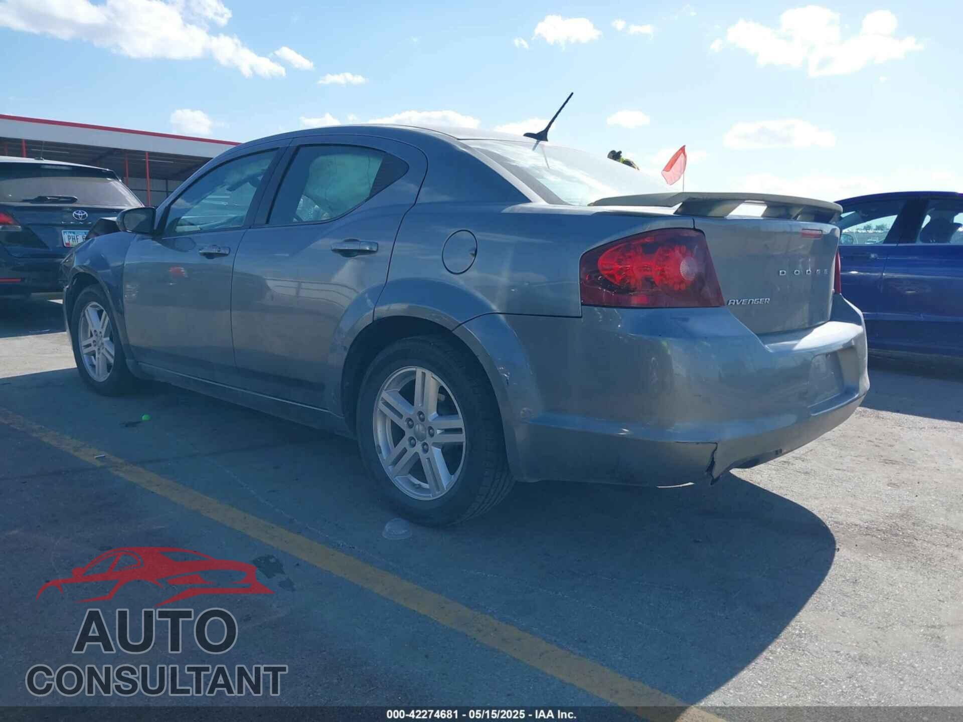 DODGE AVENGER 2013 - 1C3CDZCG5DN544909