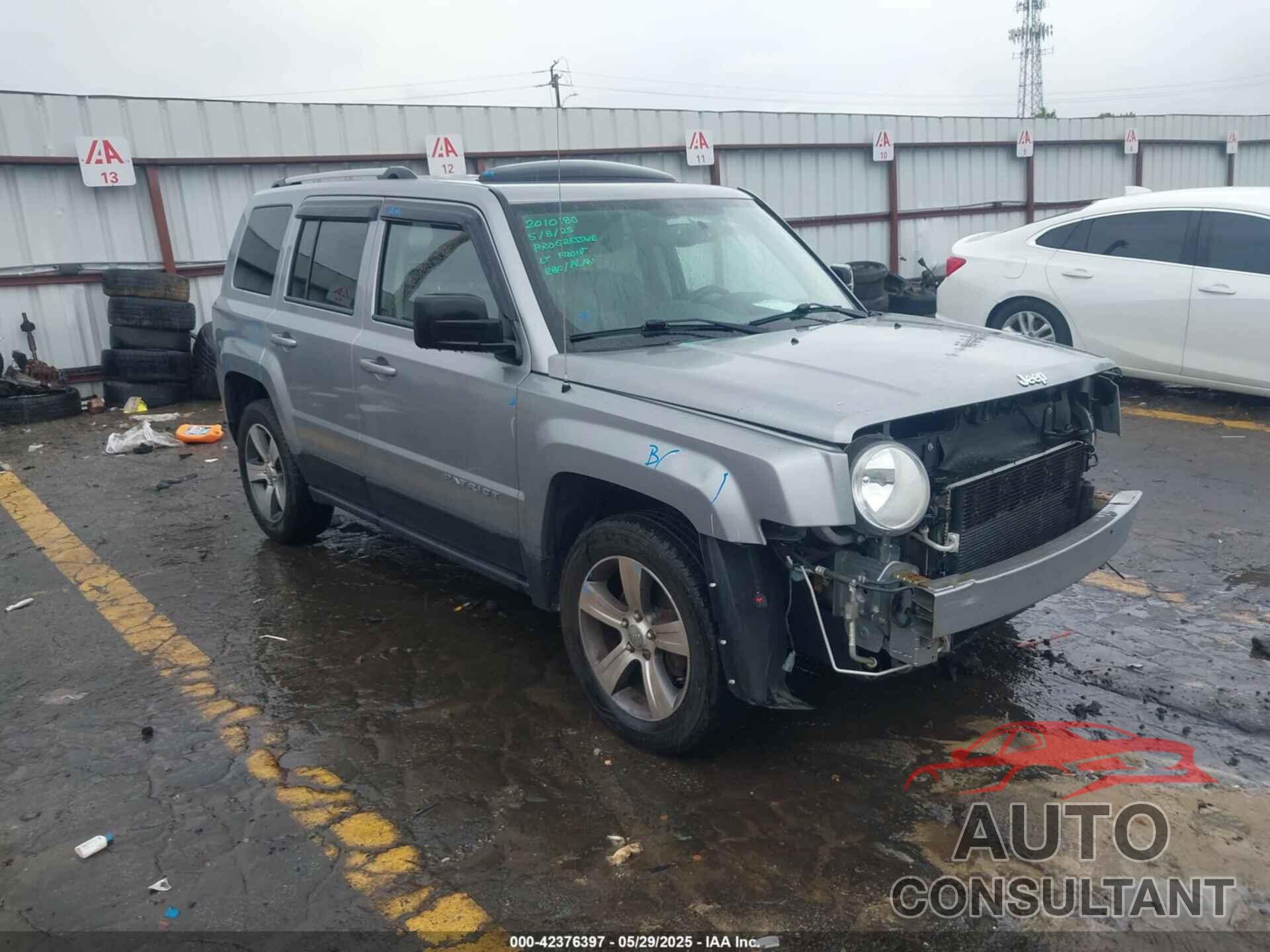 JEEP PATRIOT 2017 - 1C4NJPFA5HD208035