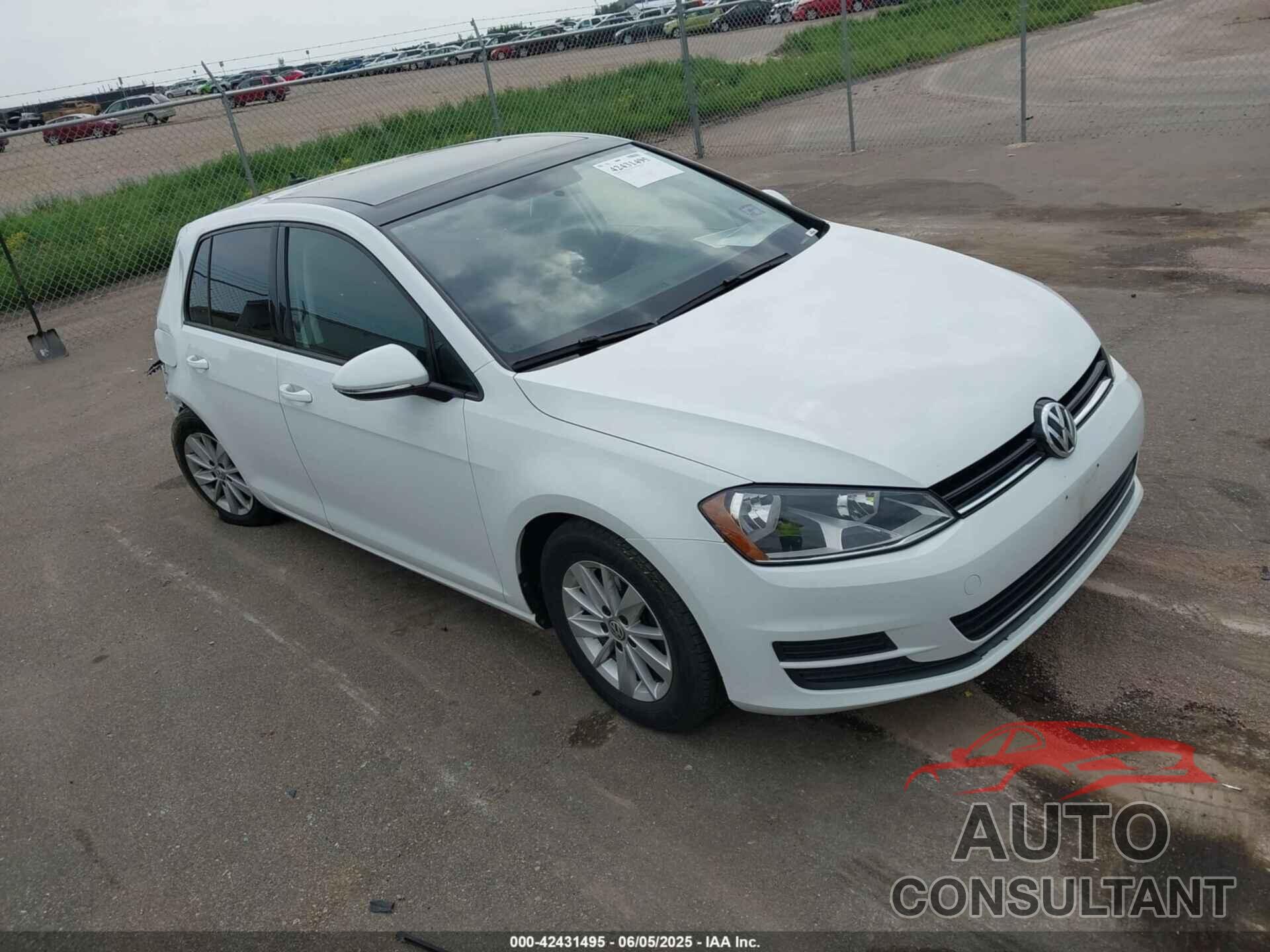 VOLKSWAGEN GOLF 2015 - 3VW217AU8FM049479