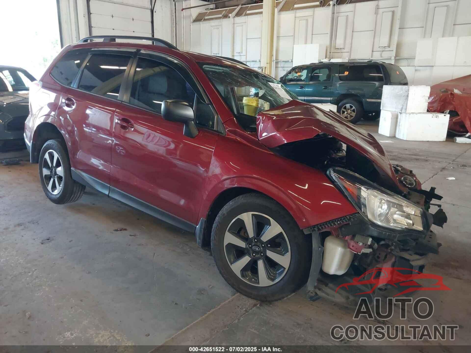 SUBARU FORESTER 2018 - JF2SJABC6JH460562