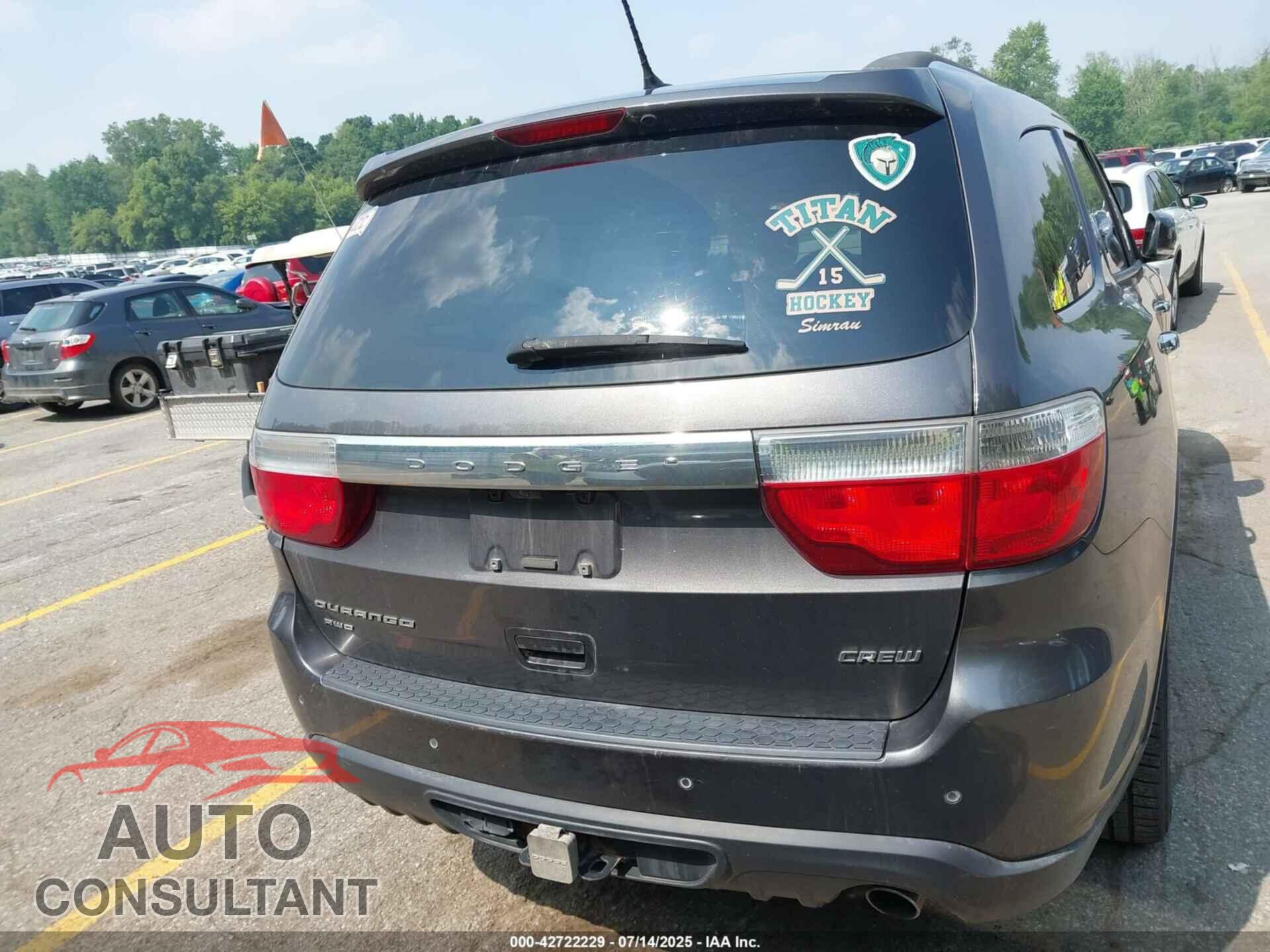 DODGE DURANGO 2013 - 1C4RDJDG0DC693522