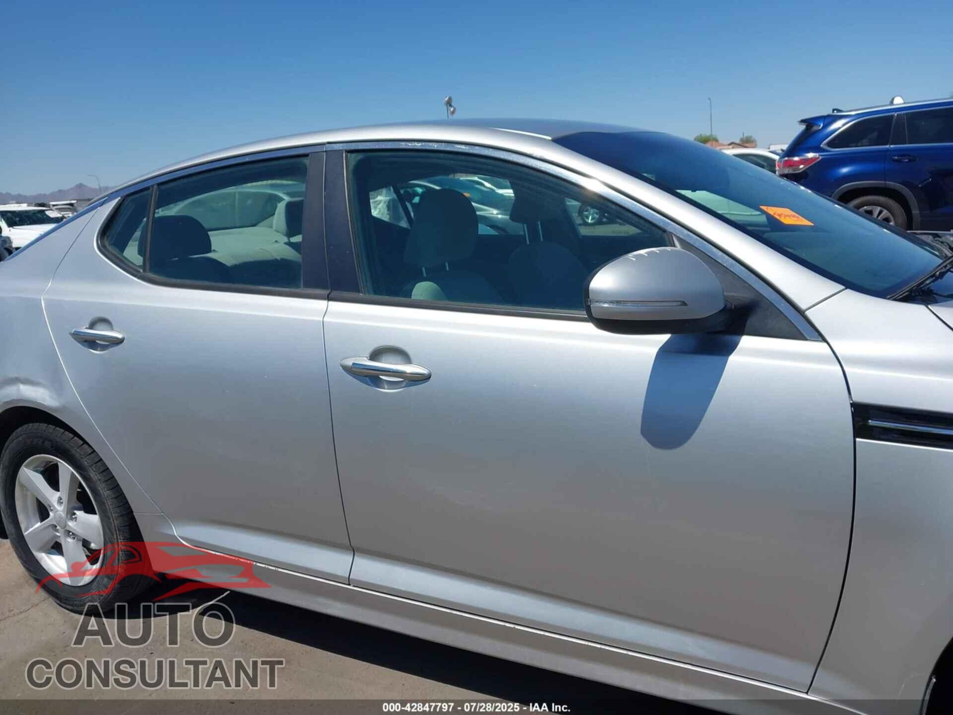 KIA OPTIMA 2014 - KNAGM4A78E5482925