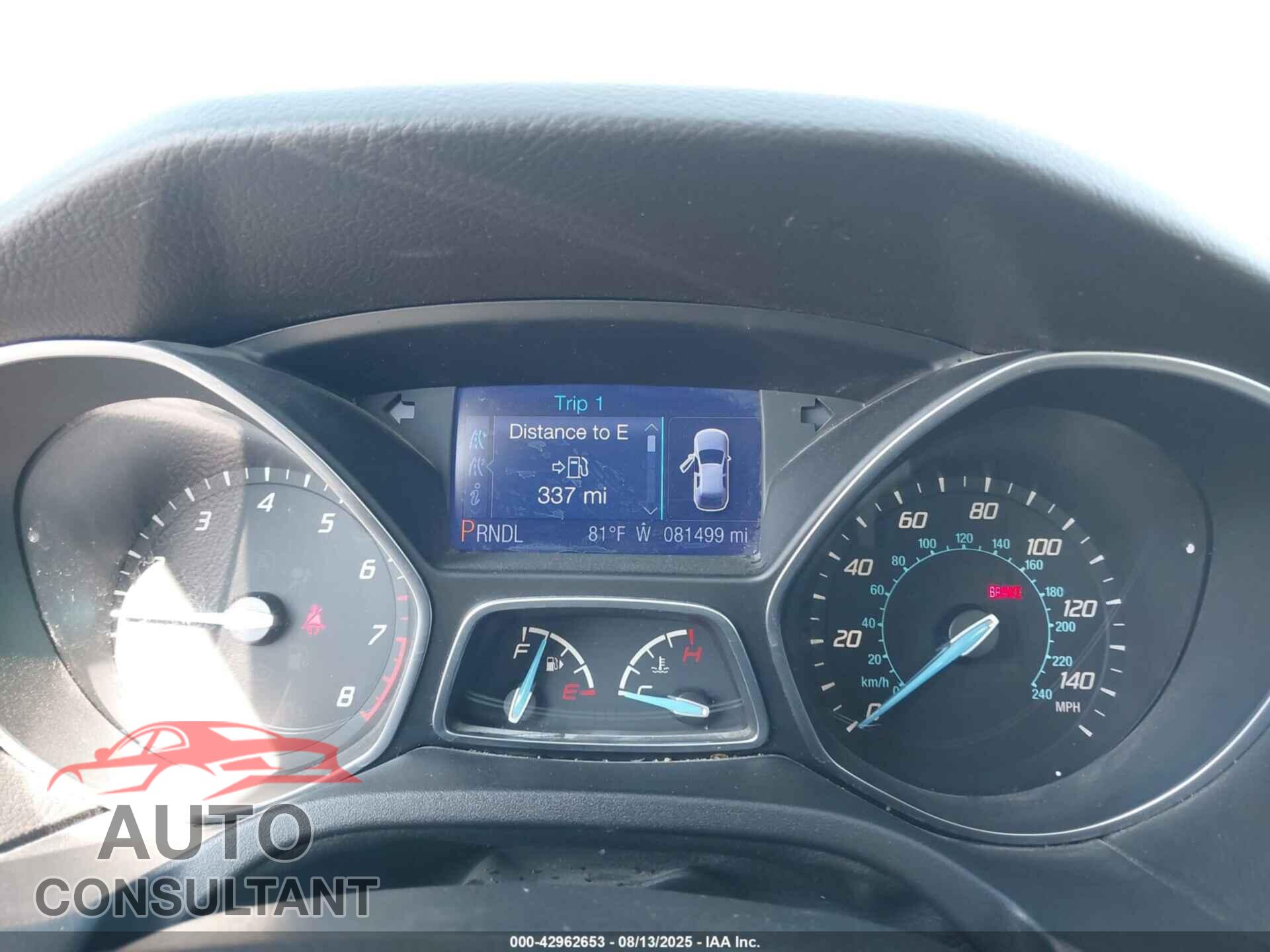 FORD FOCUS 2013 - 1FADP3F26DL170154