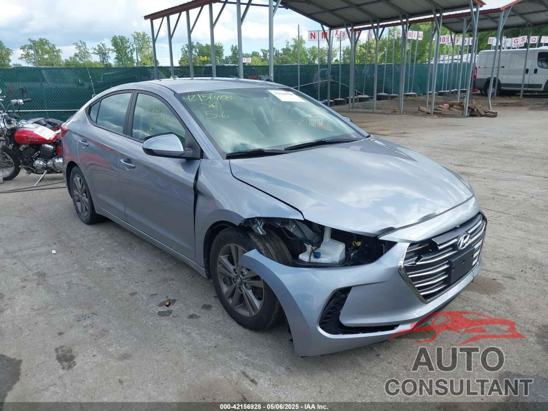 HYUNDAI ELANTRA 2017 - 5NPD84LFXHH158569