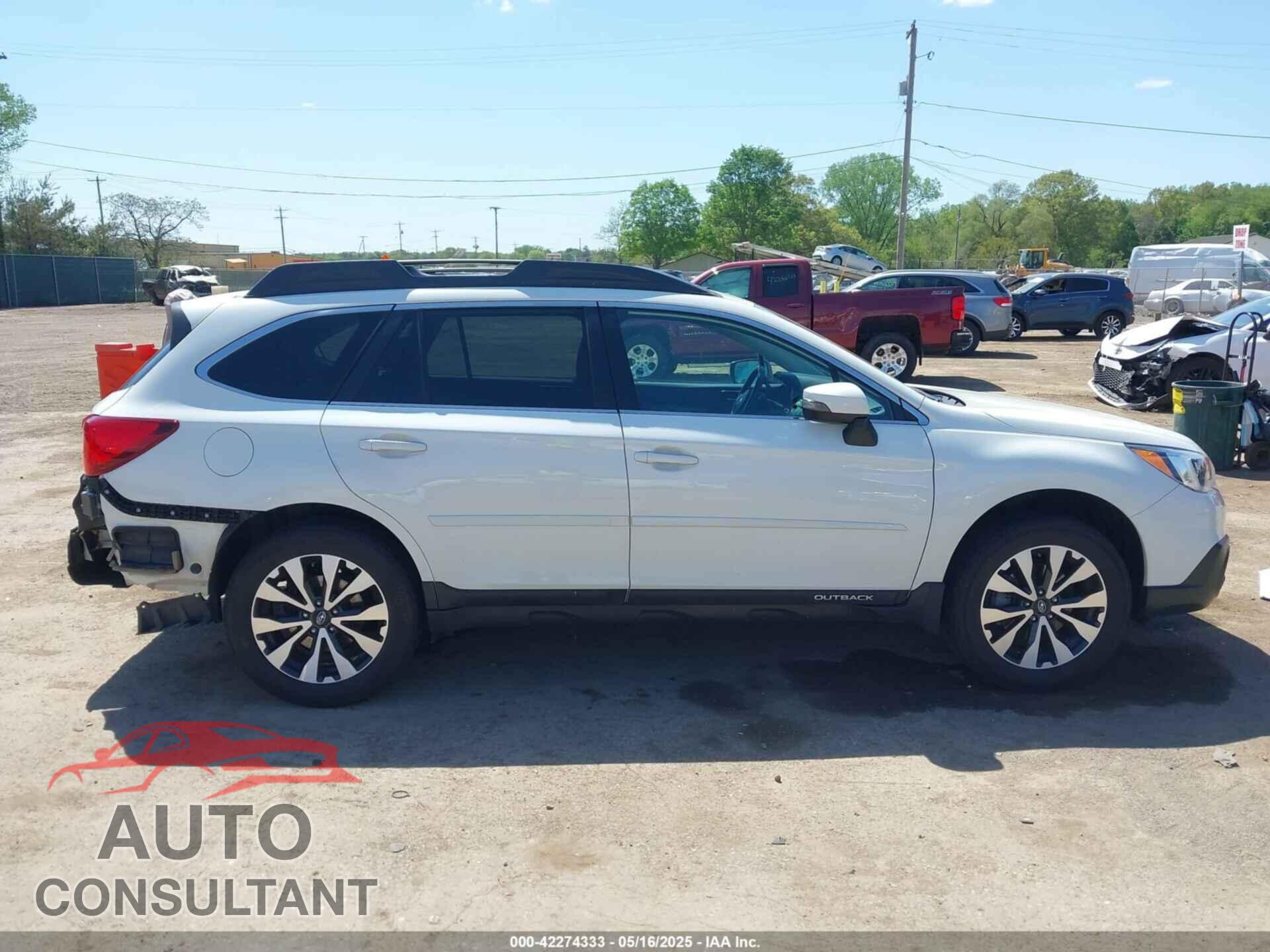 SUBARU OUTBACK 2015 - 4S4BSBLC8F3350936