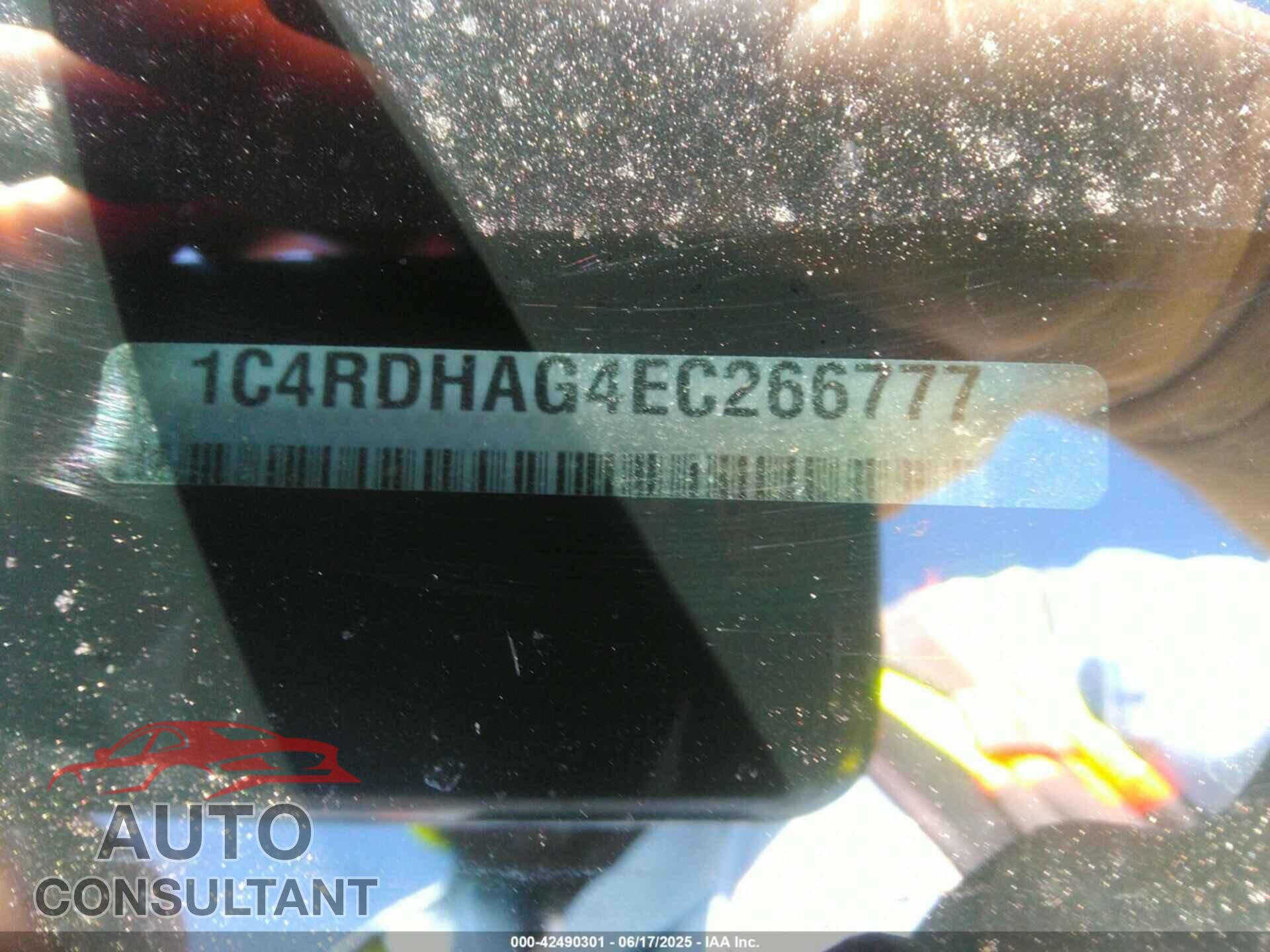 DODGE DURANGO 2014 - 1C4RDHAG4EC266777