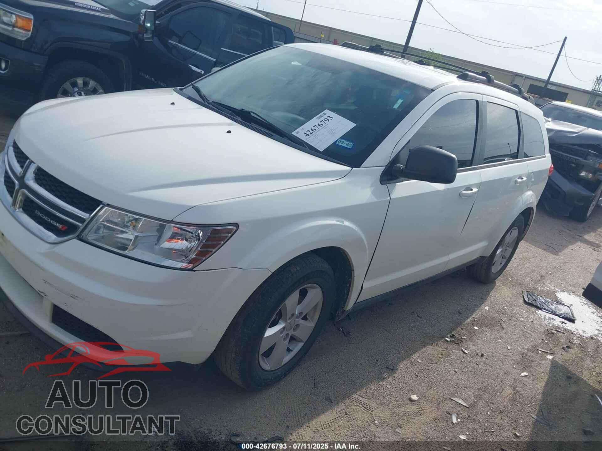 DODGE JOURNEY 2015 - 3C4PDCAB0FT747596