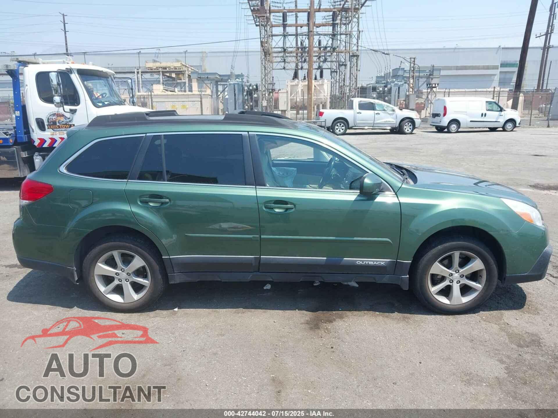 SUBARU OUTBACK 2014 - 4S4BRBLC8E3259997