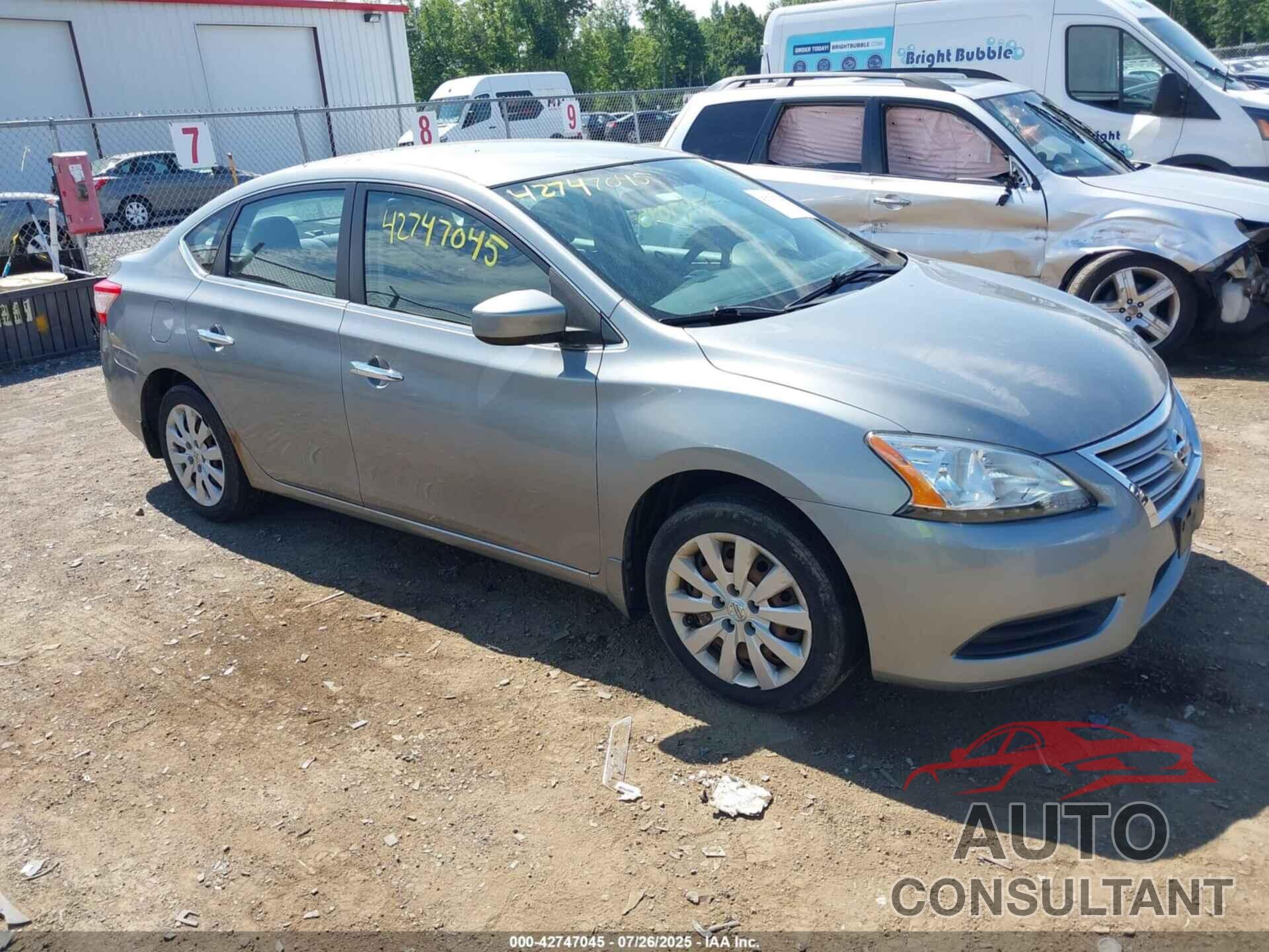 NISSAN SENTRA 2013 - 3N1AB7AP7DL647798