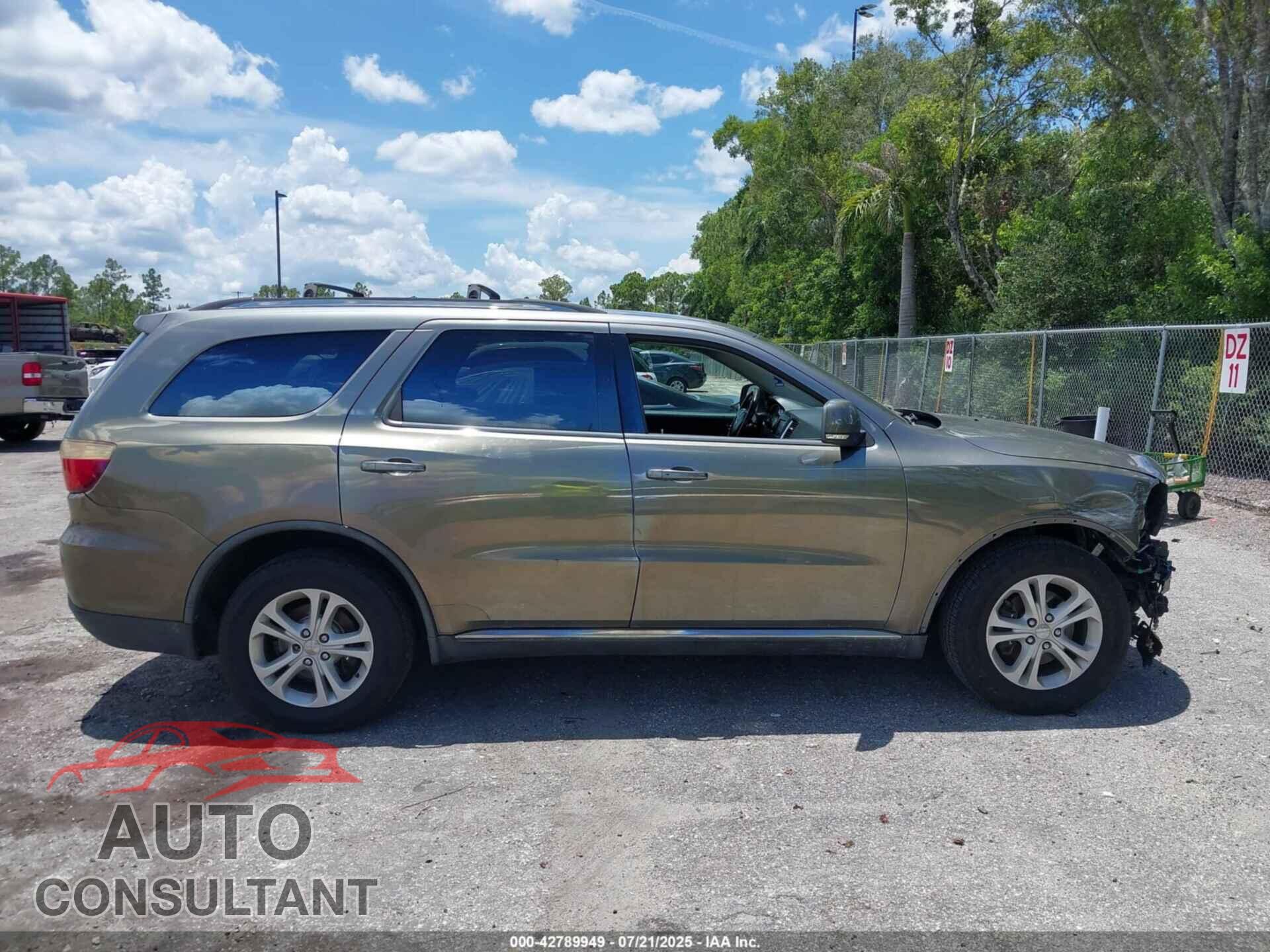 DODGE DURANGO 2012 - 1C4RDHDG7CC152720