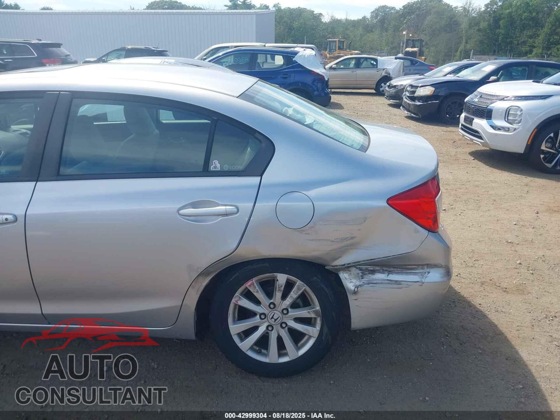 HONDA CIVIC 2012 - 19XFB2F89CE103104