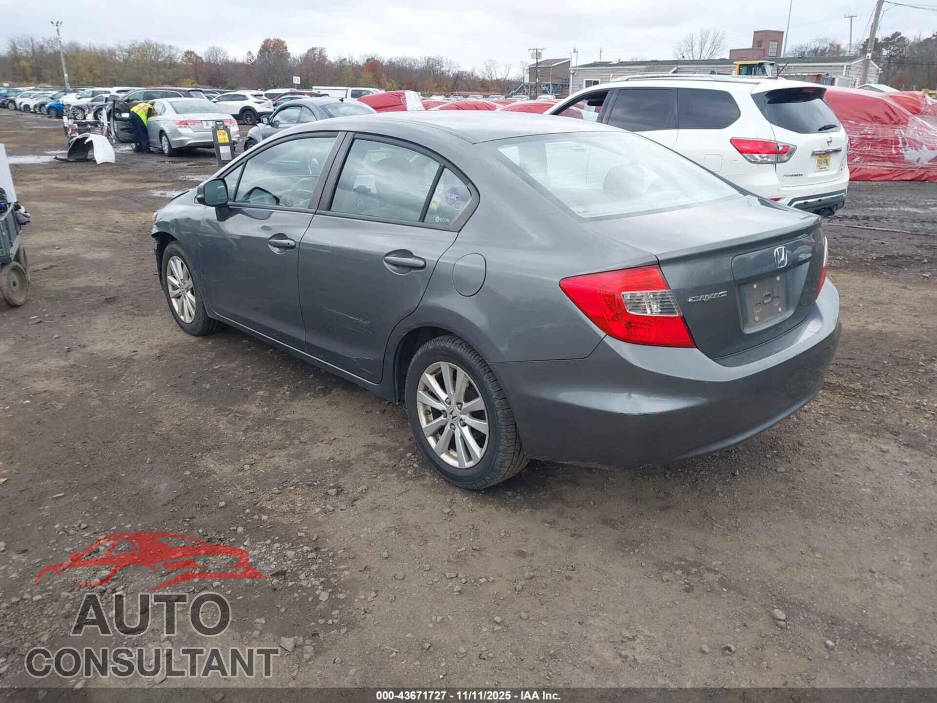 HONDA CIVIC 2012 - 19XFB2F91CE308098