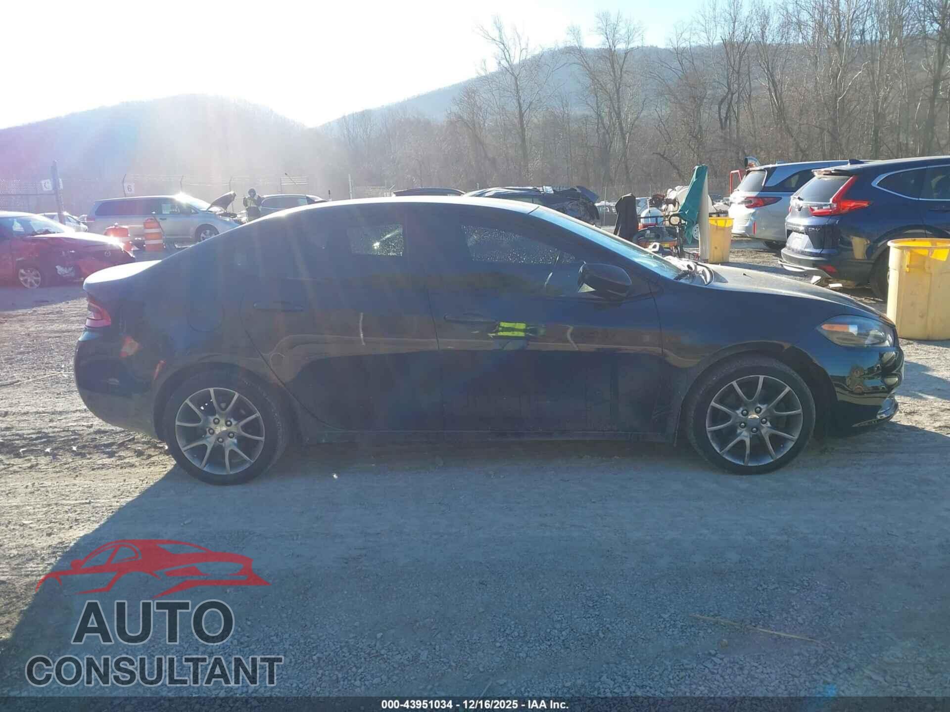 DODGE DART 2013 - 1C3CDFBA4DD336120
