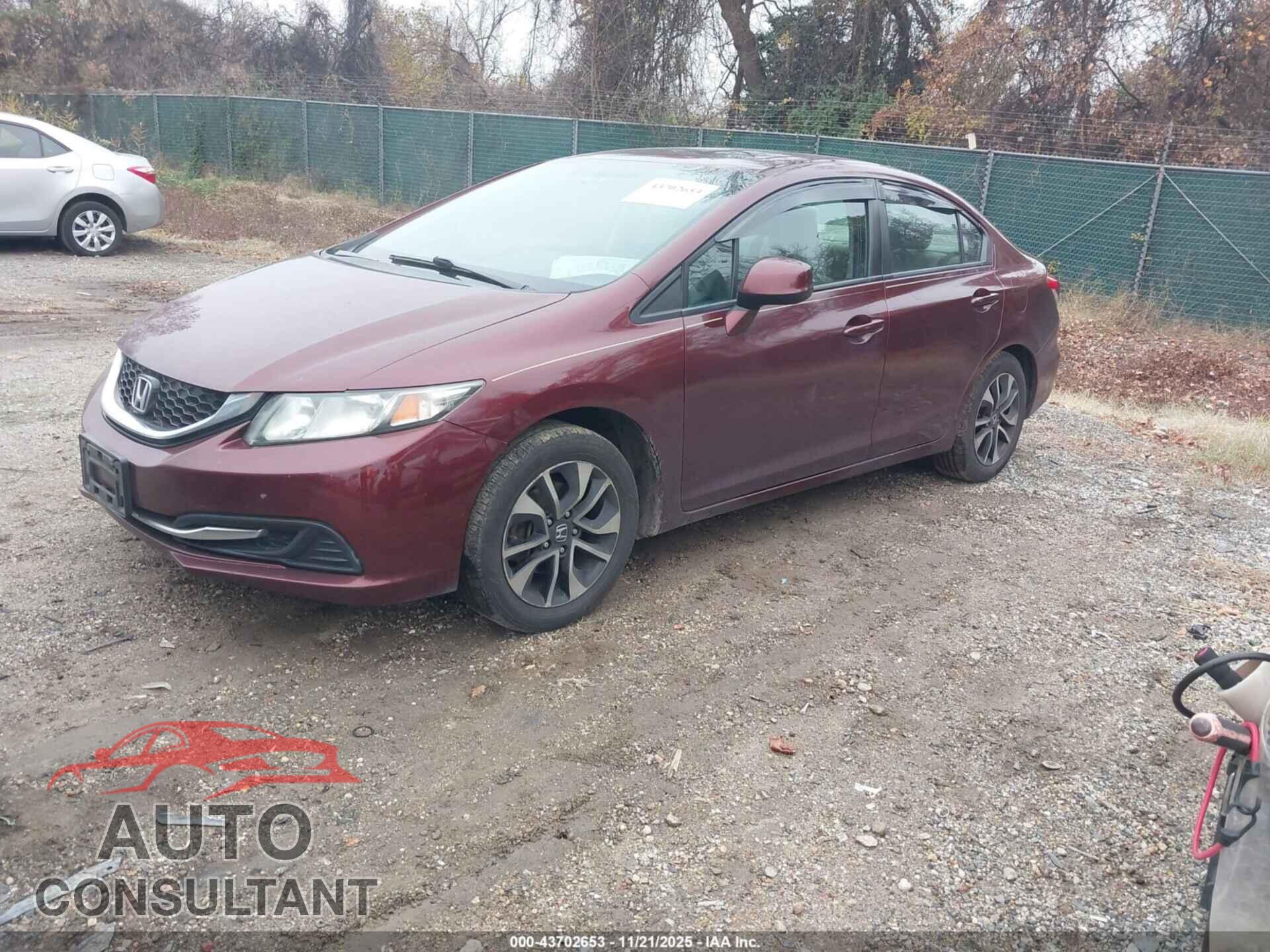 HONDA CIVIC 2013 - 19XFB2F86DE060312