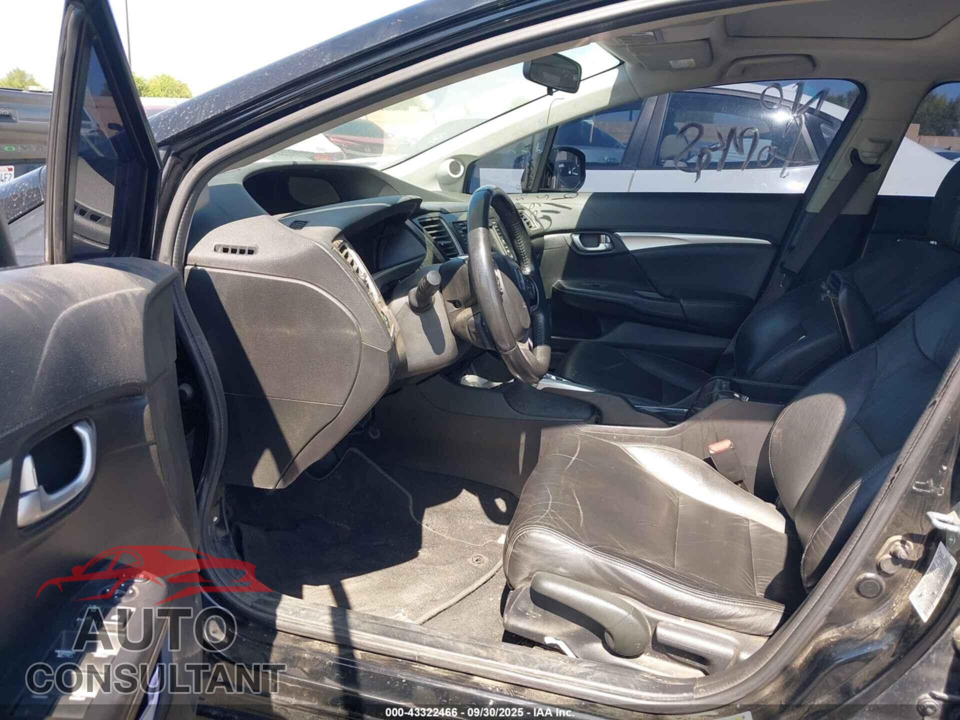 HONDA CIVIC 2013 - 19XFB2F98DE212468