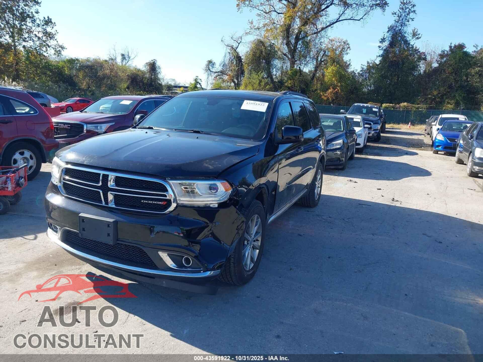 DODGE DURANGO 2017 - 1C4RDJAG4HC679360