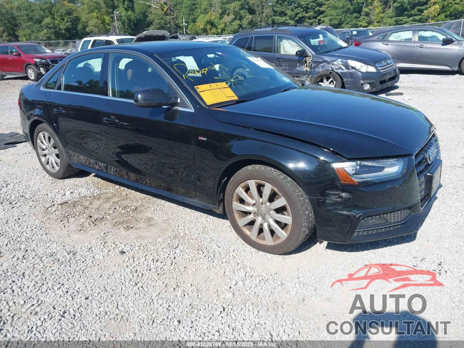 AUDI A4 2015 - WAUBFAFL6FN045273