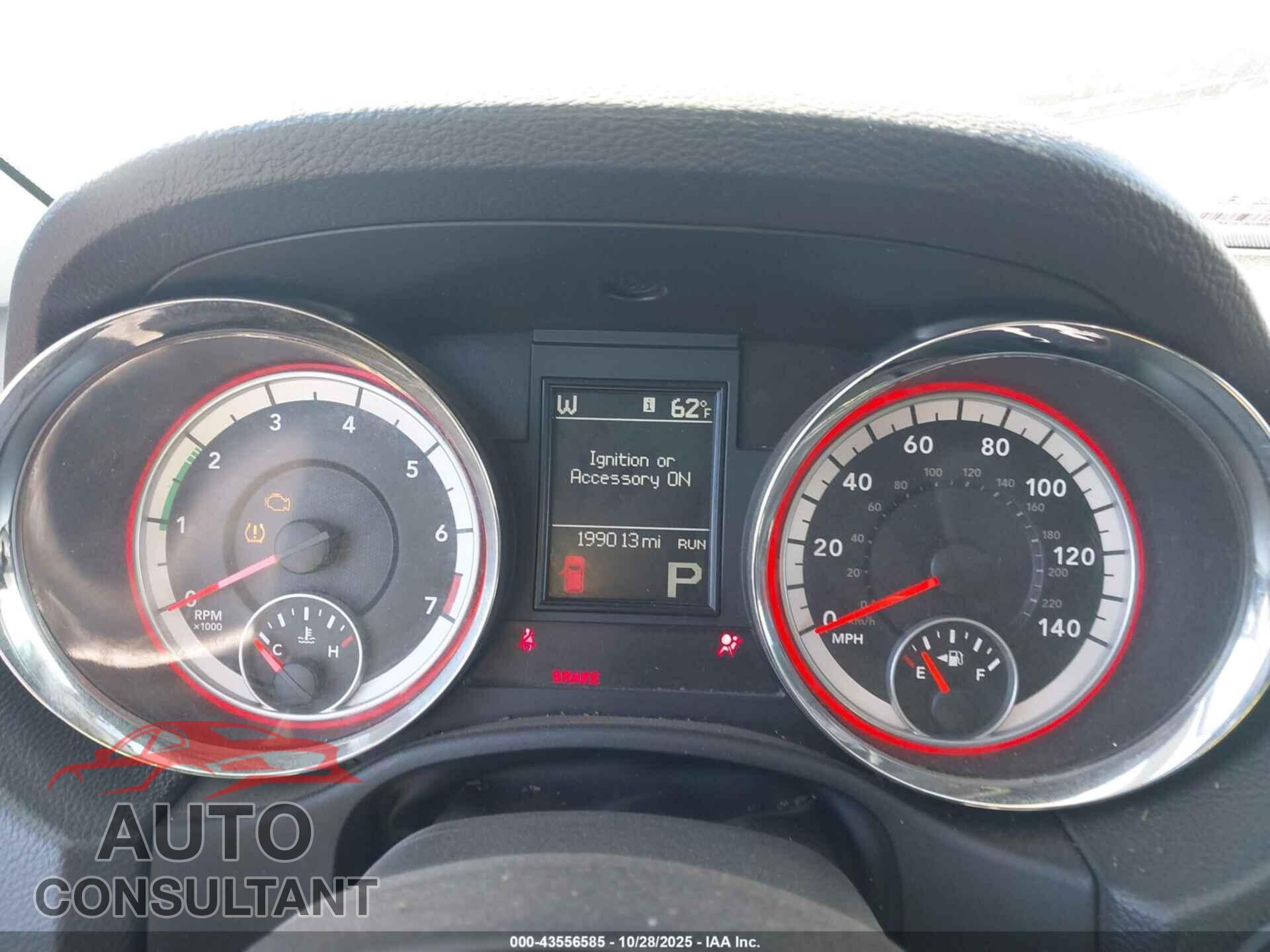 DODGE DURANGO 2013 - 1C4RDJDG8DC698130
