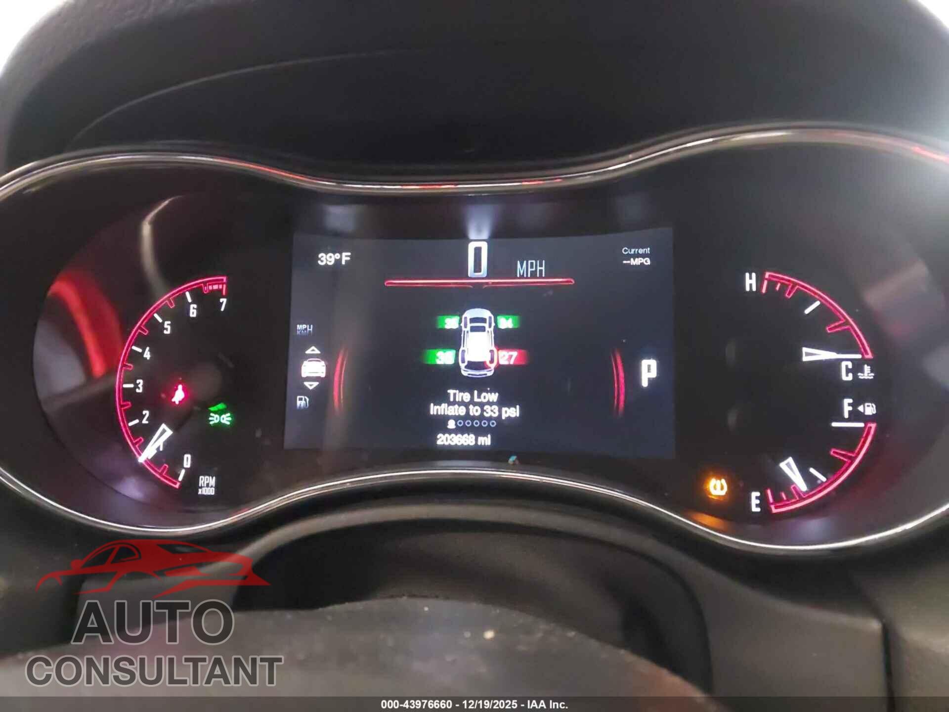 DODGE DURANGO 2015 - 1C4RDJAG3FC240714