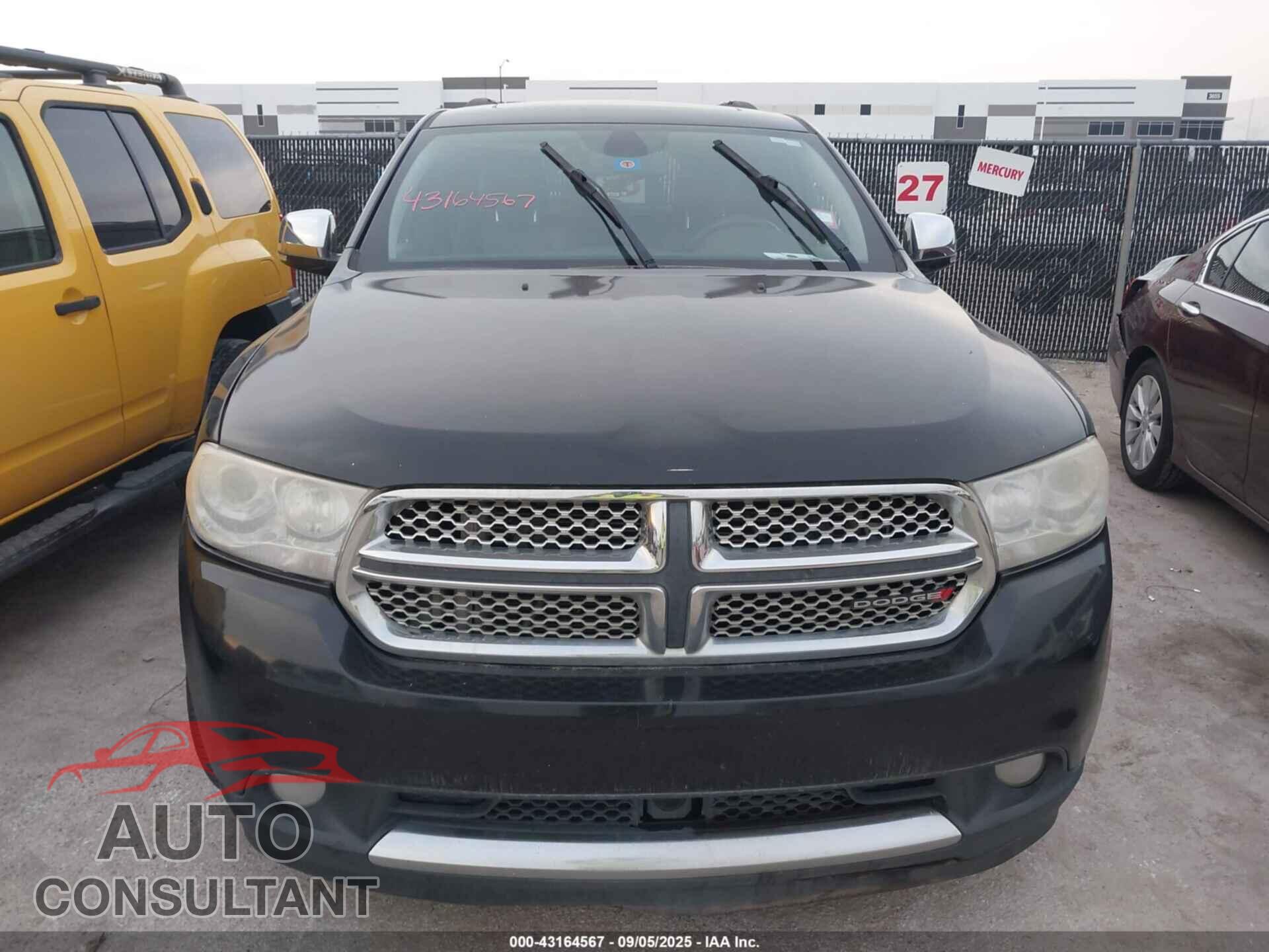 DODGE DURANGO 2012 - 1C4RDHEG5CC284891