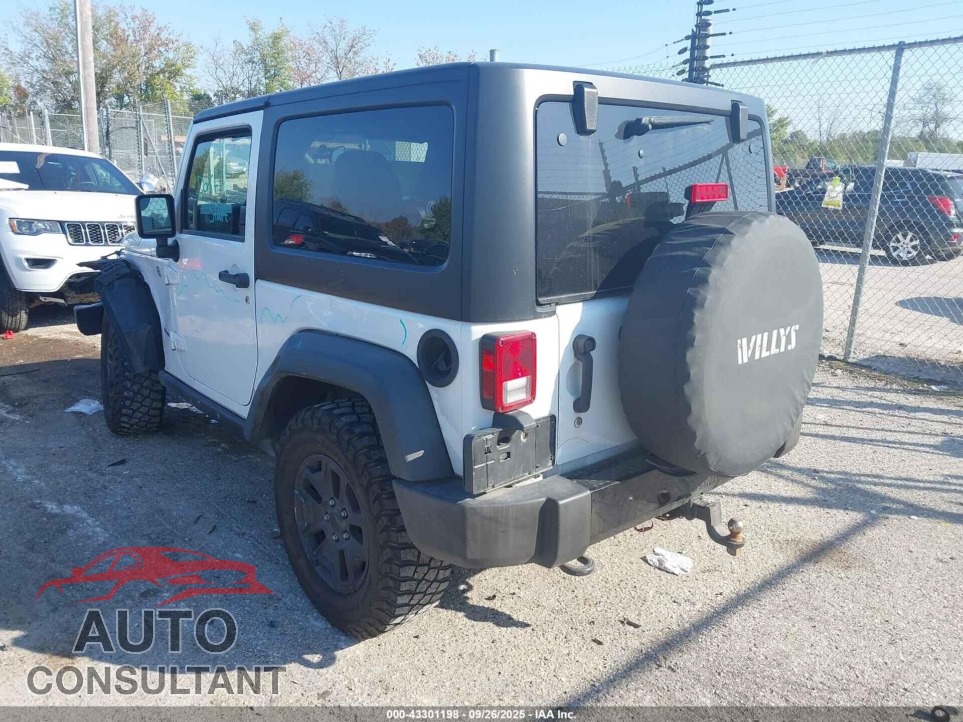 JEEP WRANGLER 2017 - 1C4AJWAG3HL539366