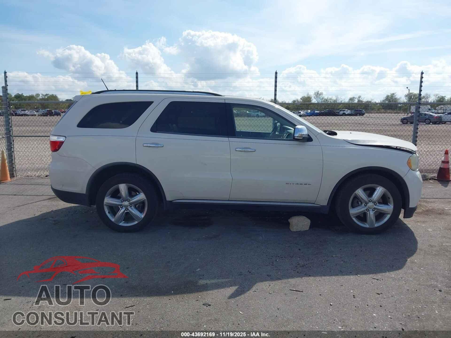 DODGE DURANGO 2011 - 1D4RD5GG3BC694991