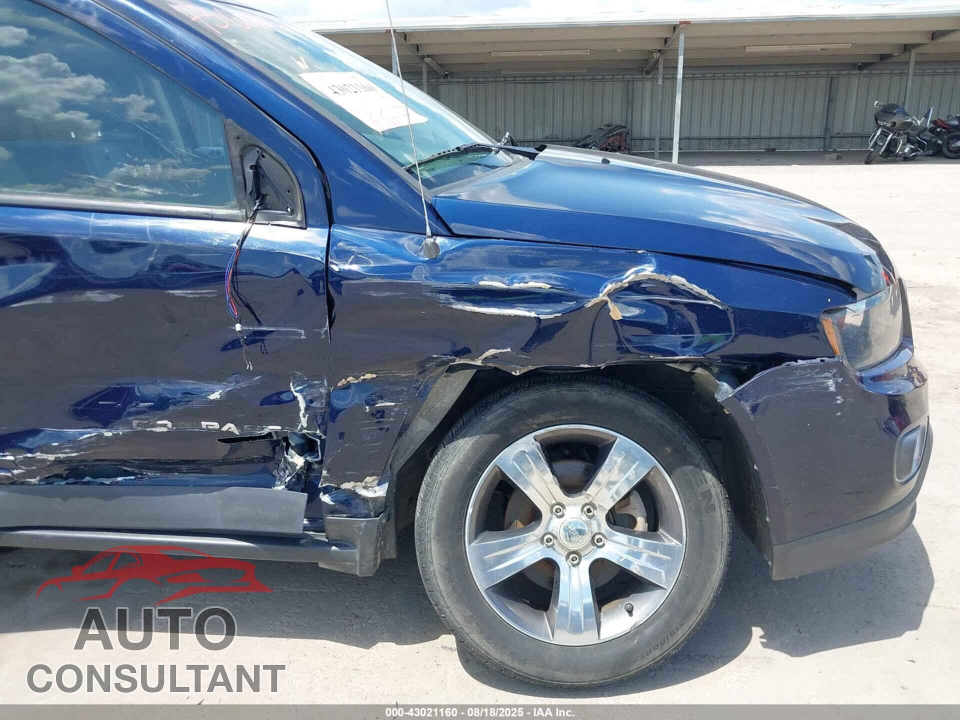 JEEP COMPASS 2017 - 1C4NJCEBXHD199500
