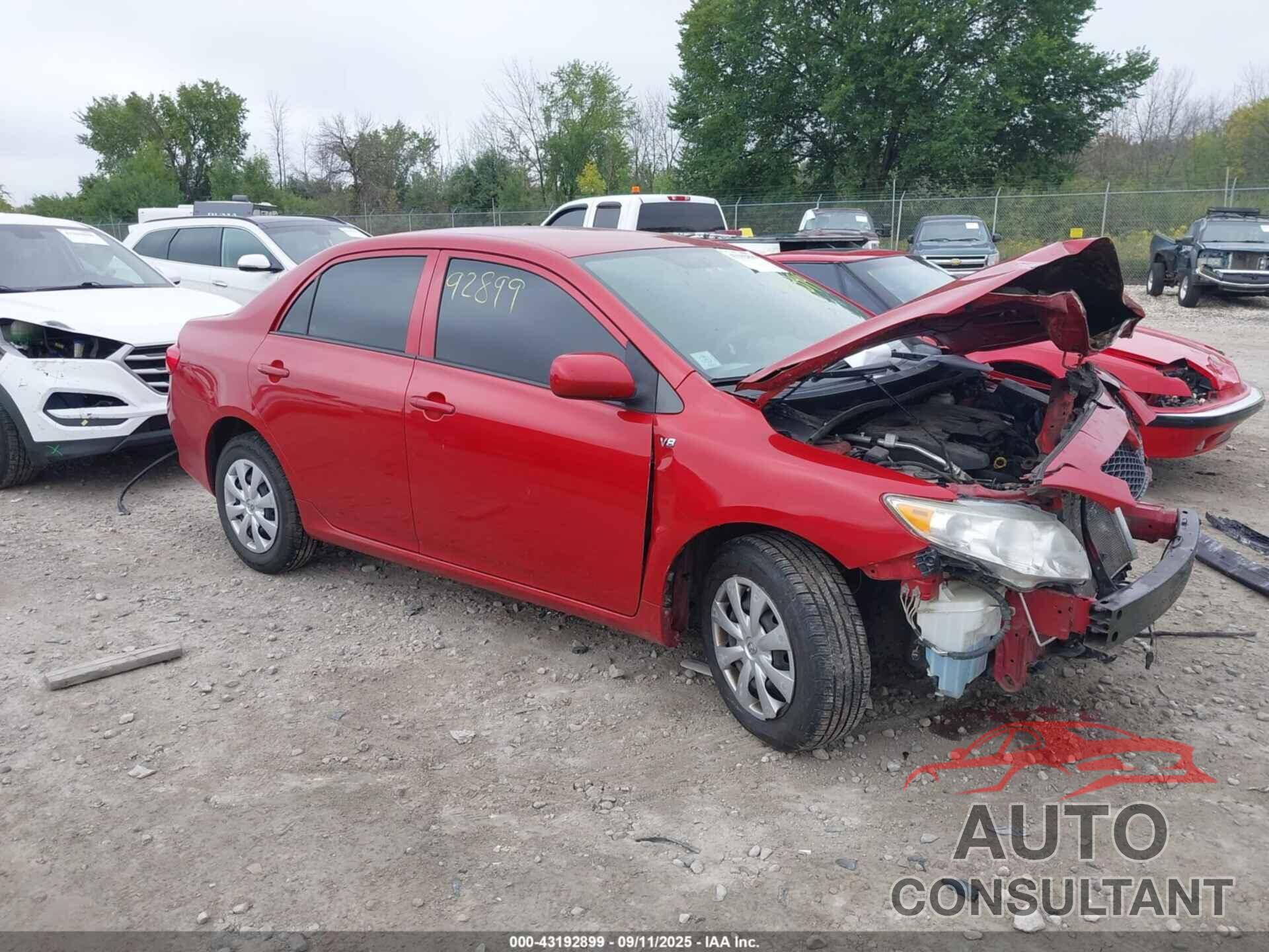 TOYOTA COROLLA 2010 - 1NXBU4EE3AZ360006