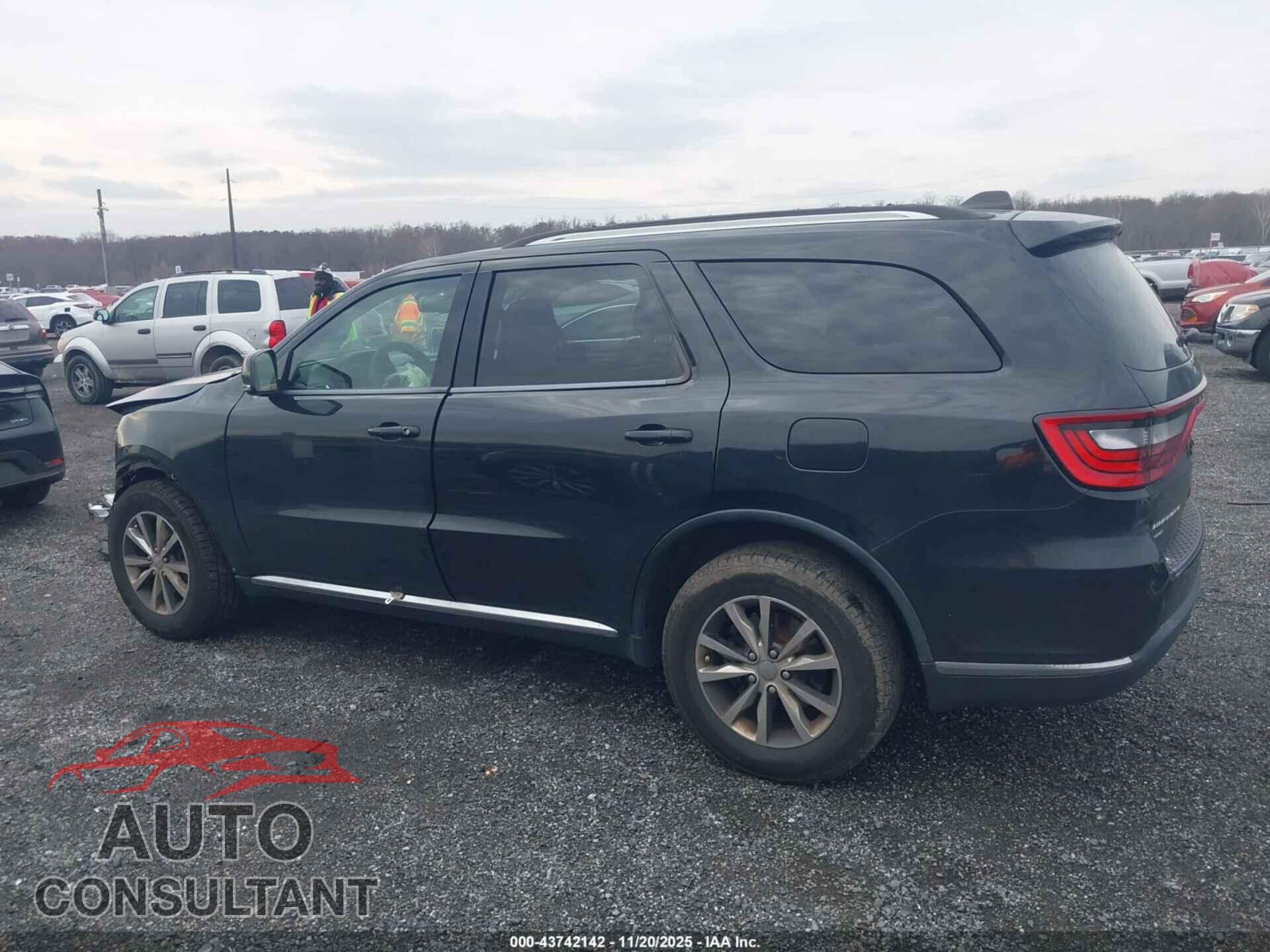 DODGE DURANGO 2016 - 1C4RDJDGXGC486026
