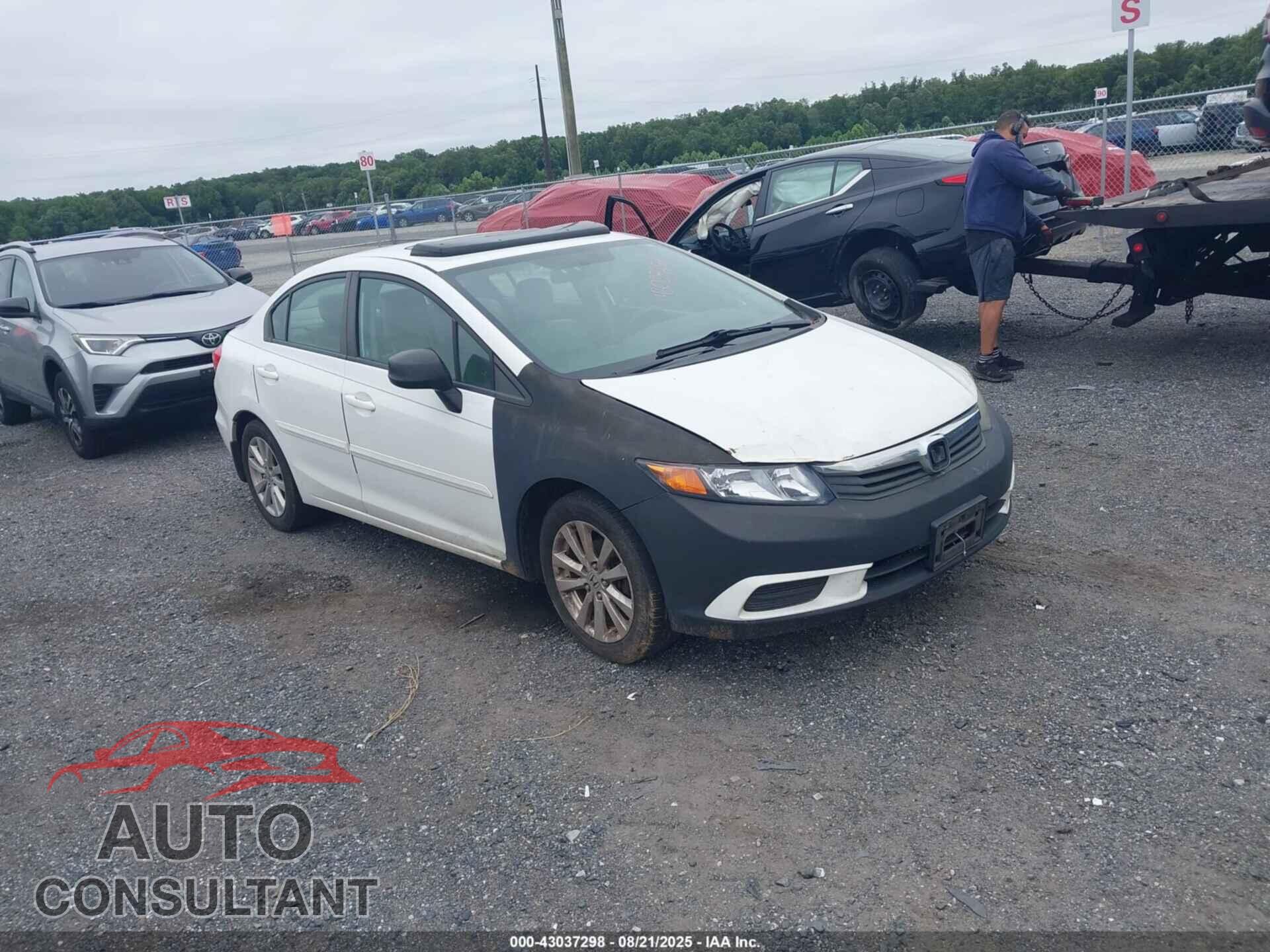 HONDA CIVIC 2012 - 19XFB2F9XCE307709