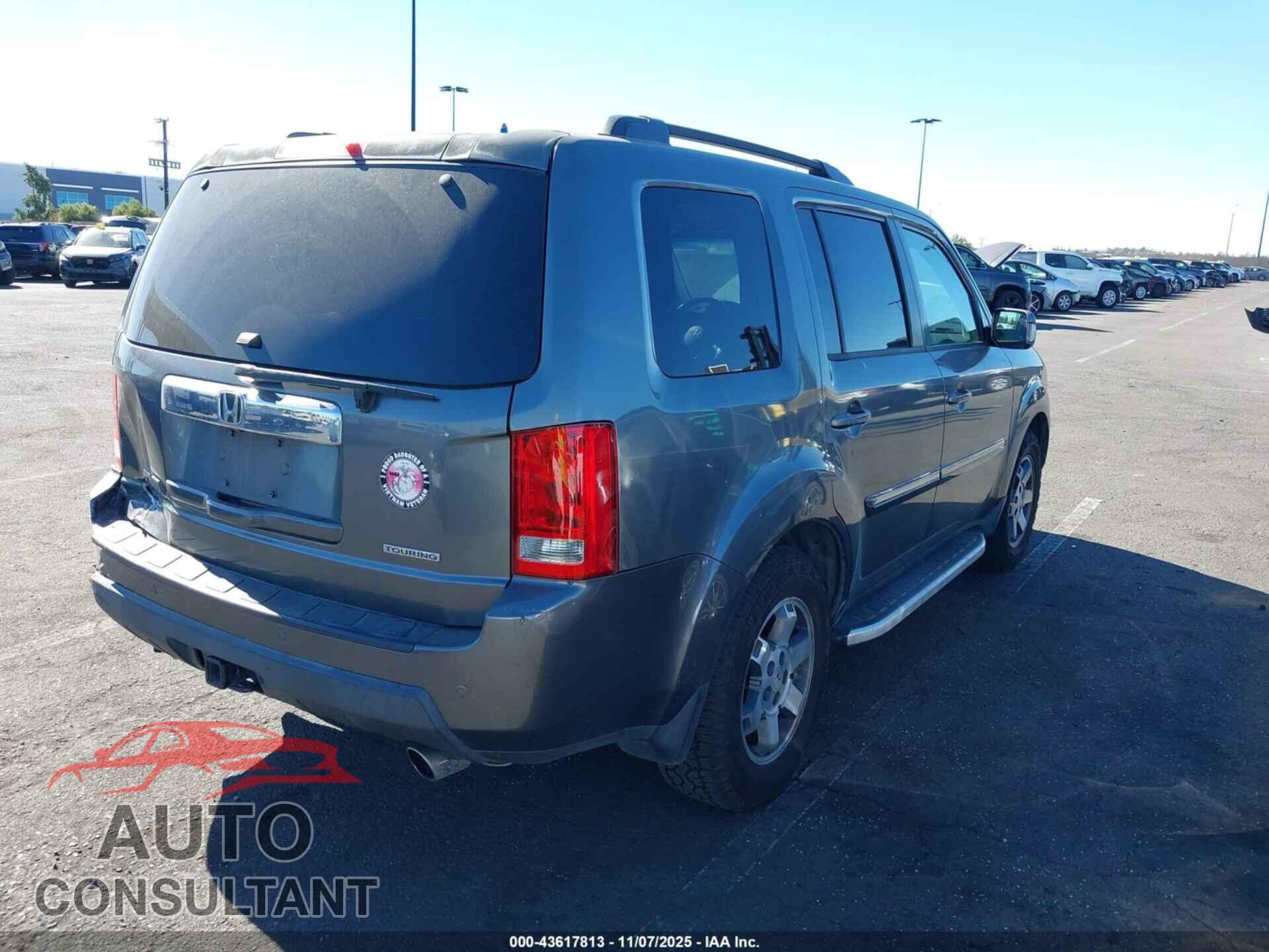 HONDA PILOT 2011 - 5FNYF3H92BB005372