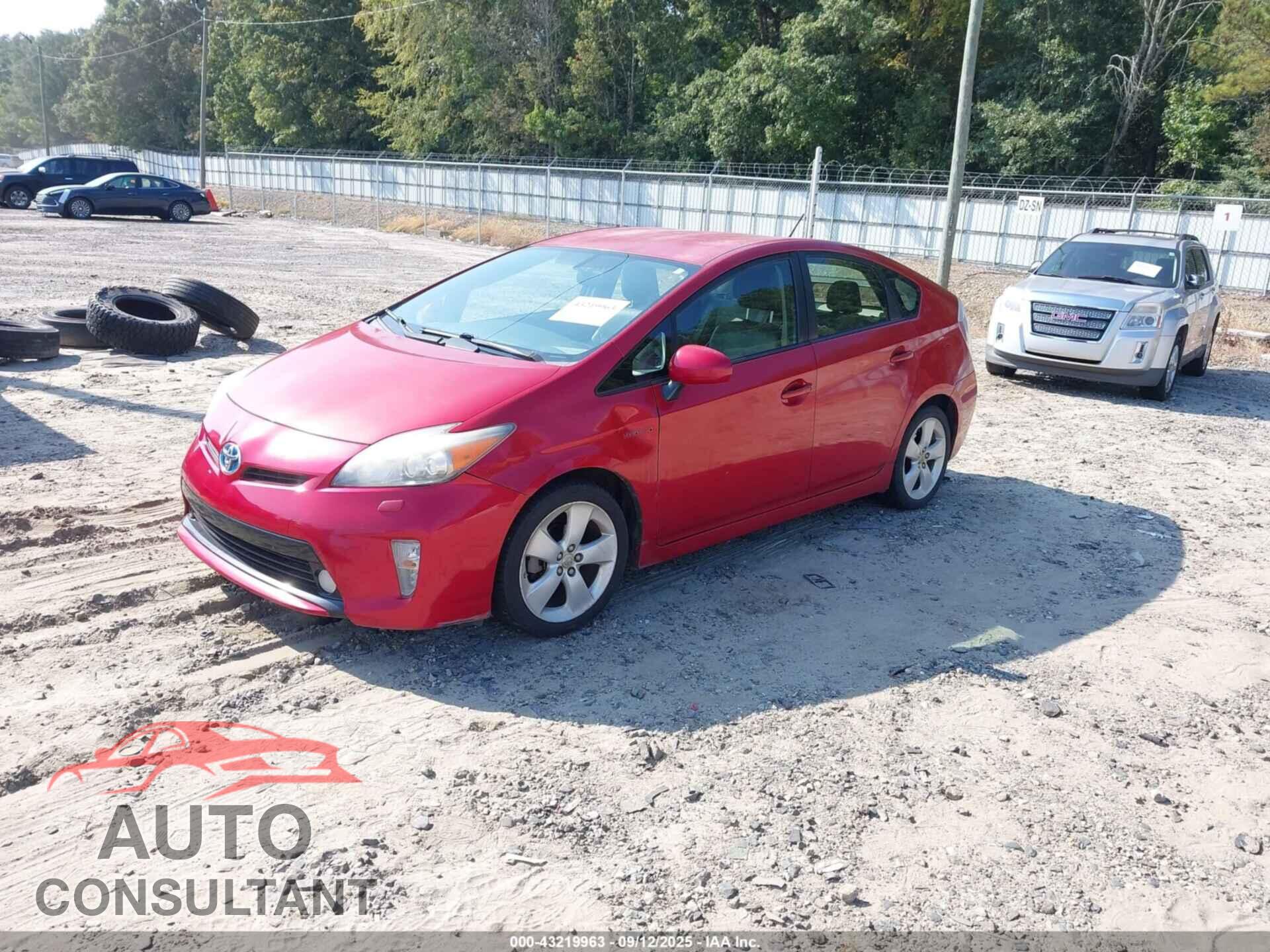 TOYOTA PRIUS 2014 - JTDKN3DU4E1736367