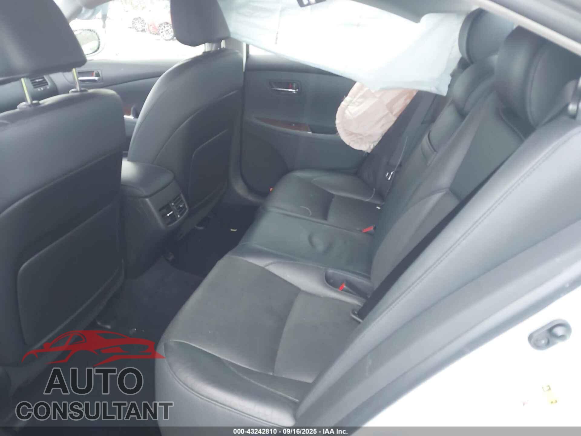 LEXUS ES 350 2011 - JTHBK1EG2B2469403