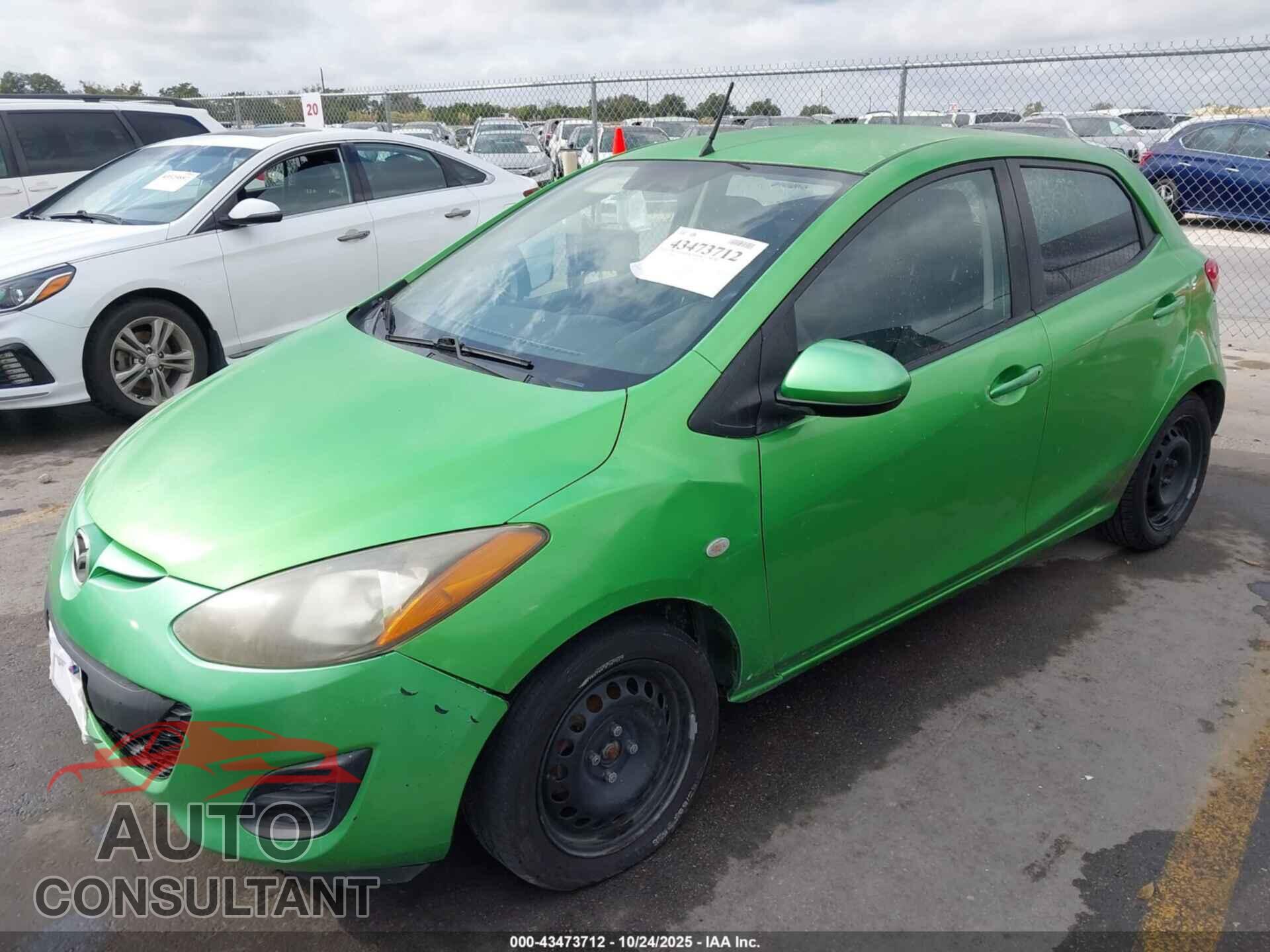 MAZDA MAZDA2 2011 - JM1DE1HY0B0120662