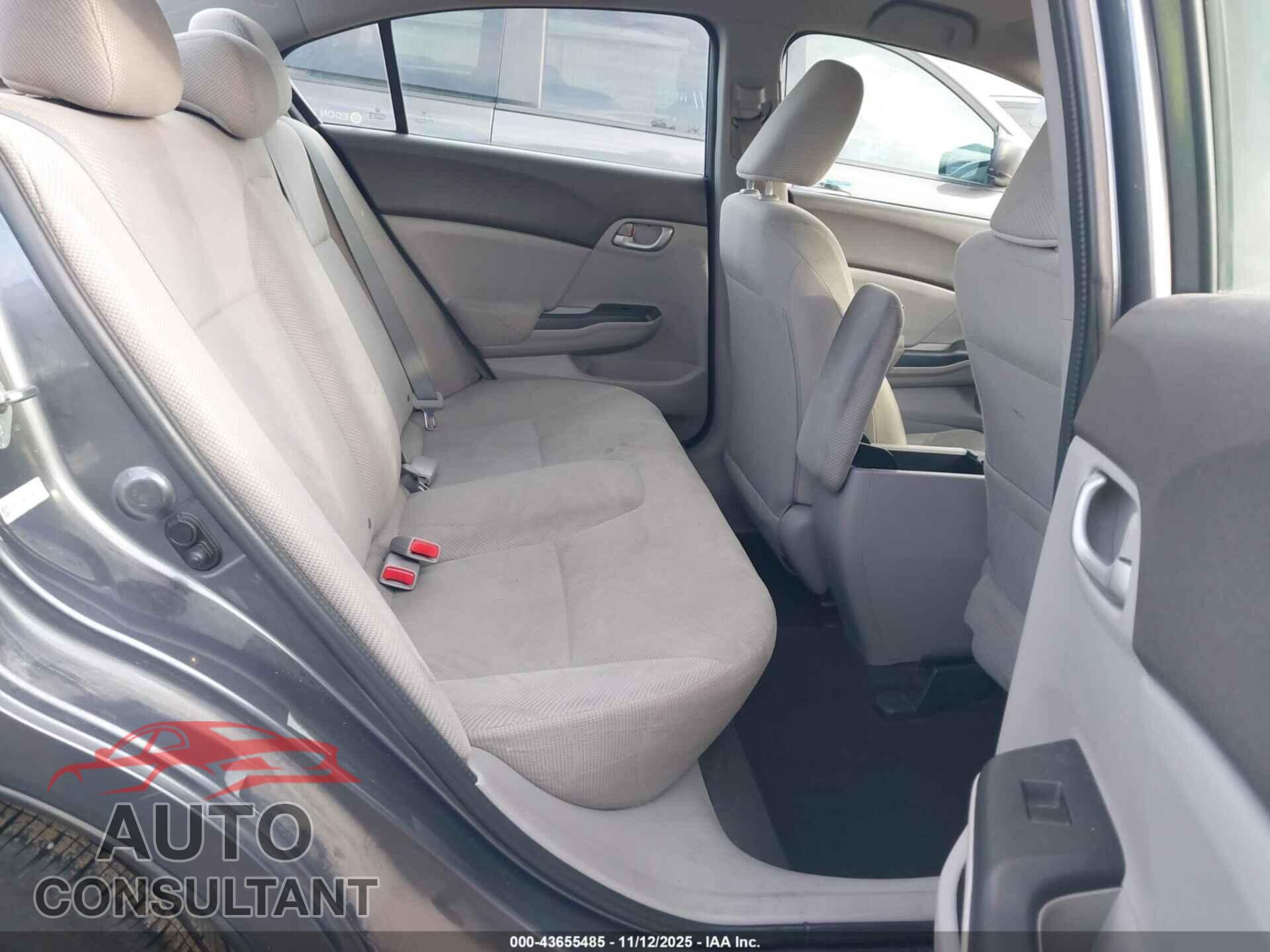 HONDA CIVIC 2012 - 19XFB2F59CE377649