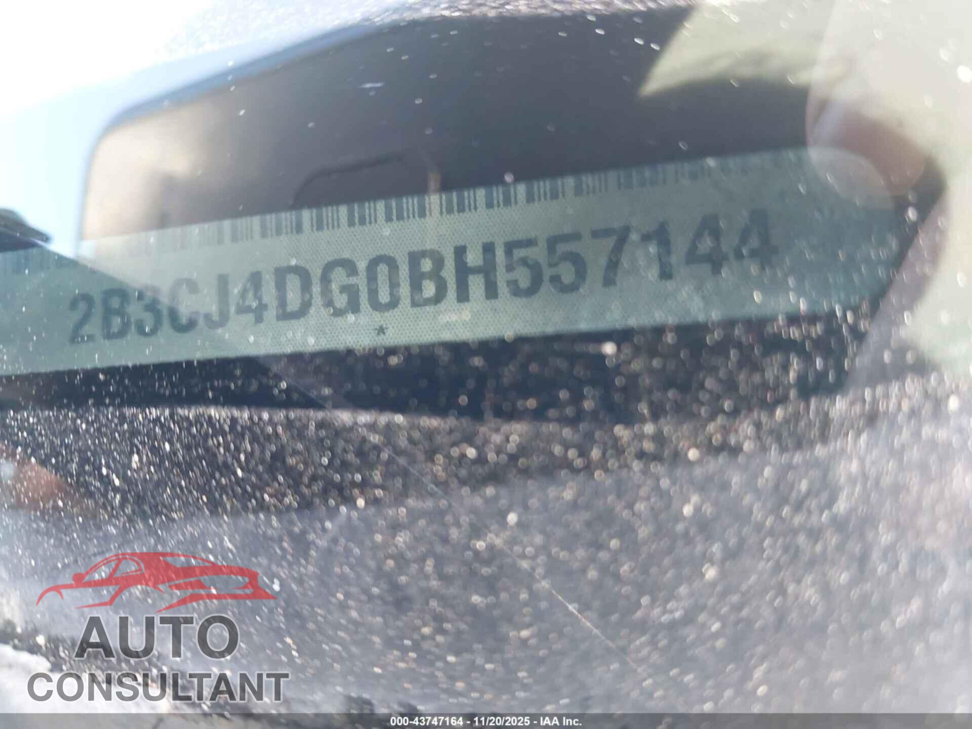 DODGE CHALLENGER 2011 - 2B3CJ4DG0BH557144