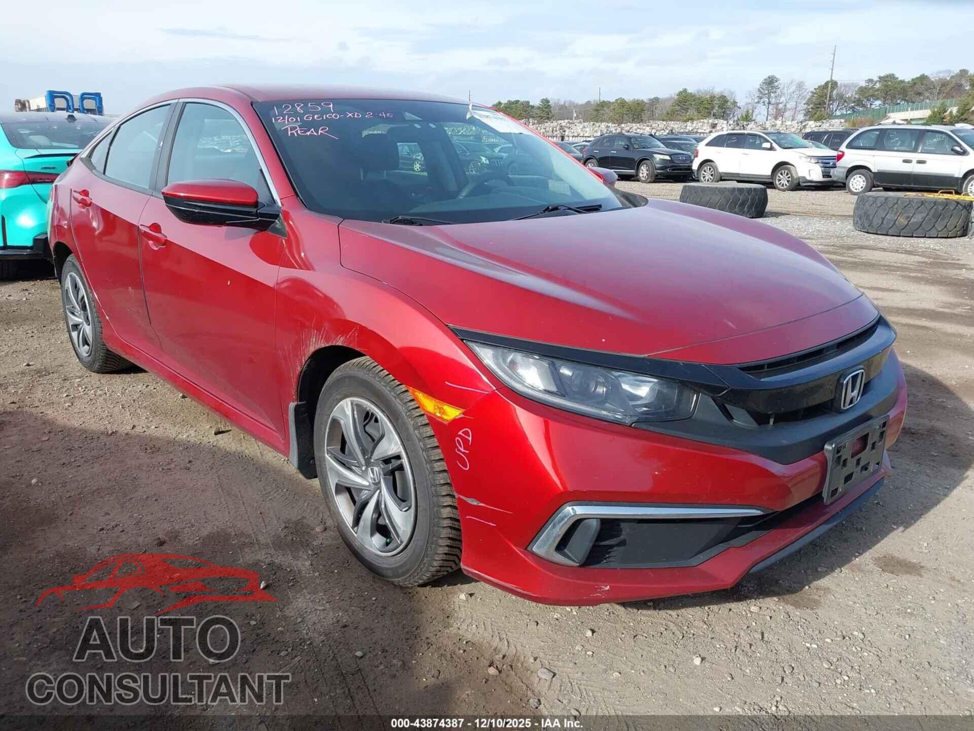 HONDA CIVIC 2020 - 2HGFC2F67LH557272