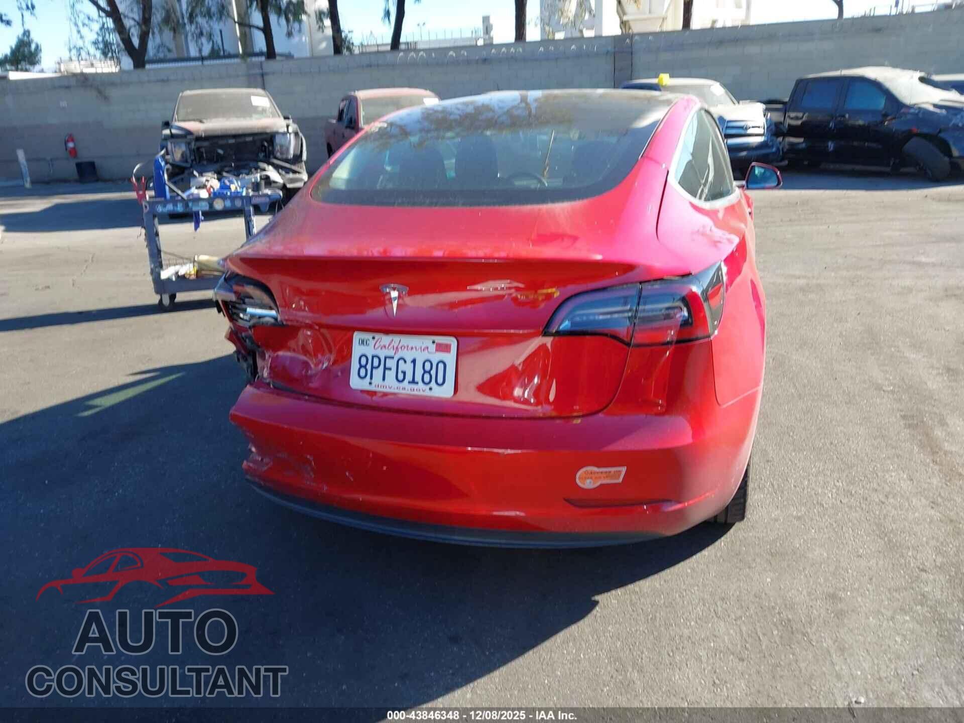 TESLA MODEL 3 2019 - 5YJ3E1EA9KF314546