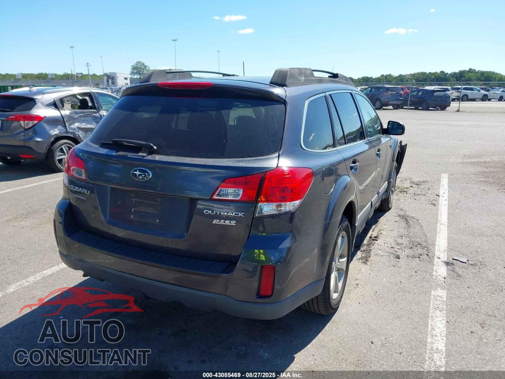 SUBARU OUTBACK 2013 - 4S4BRBCC6D3308189