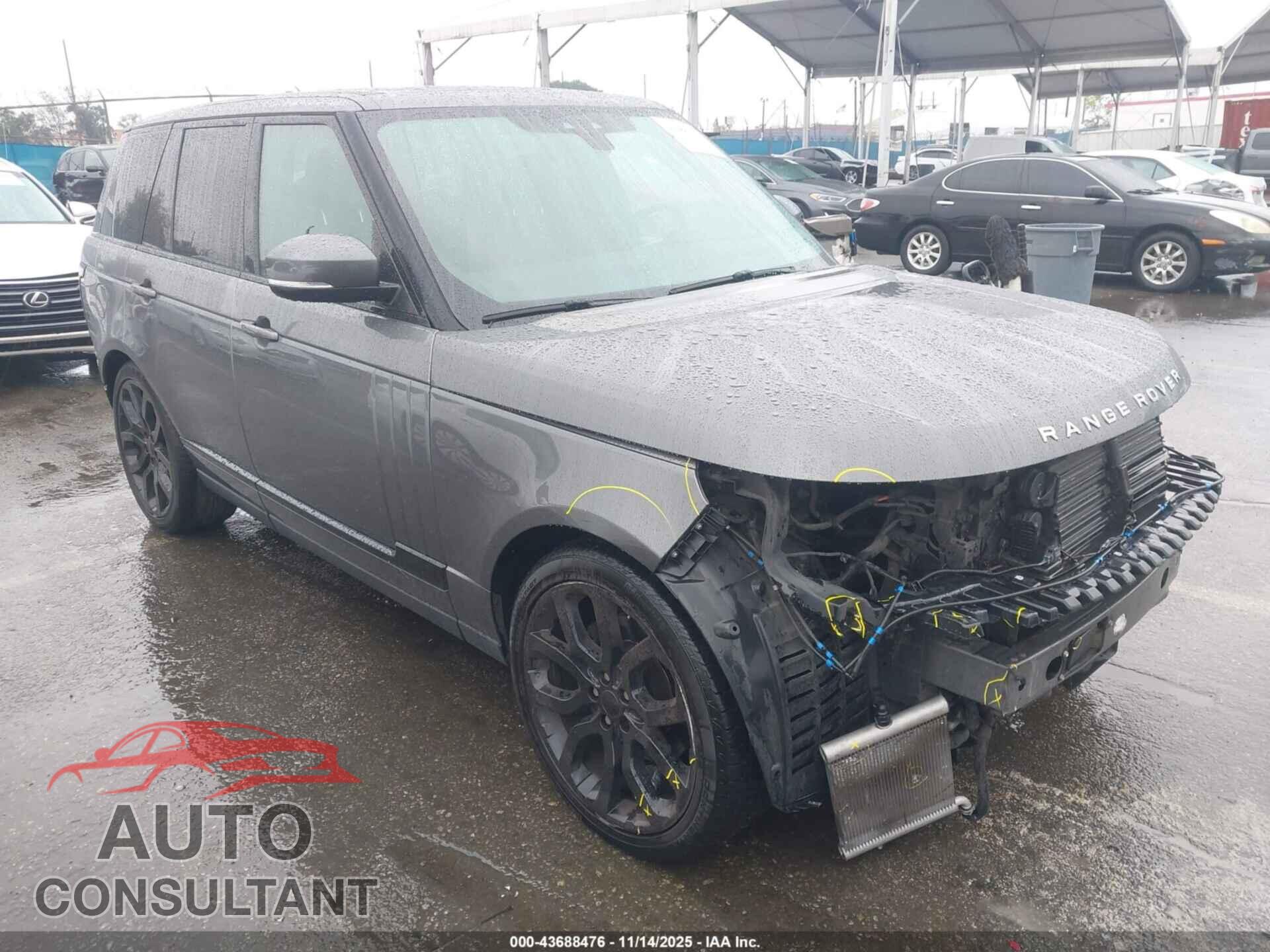 LAND ROVER RANGE ROVER 2017 - SALGS2FKXHA322009