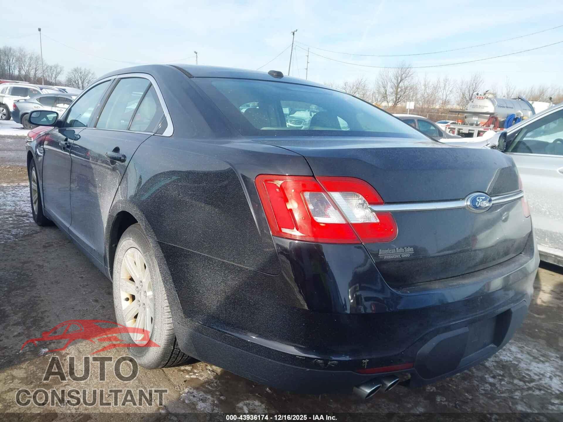 FORD TAURUS 2012 - 1FAHP2DW6CG118676