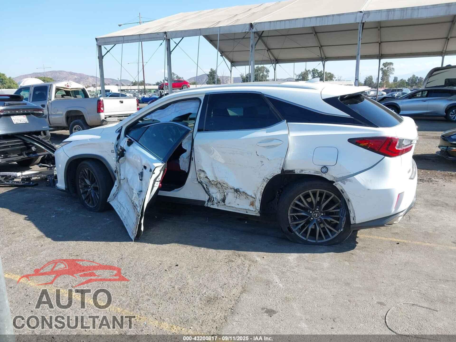 LEXUS RX 350 2017 - 2T2BZMCA8HC072149