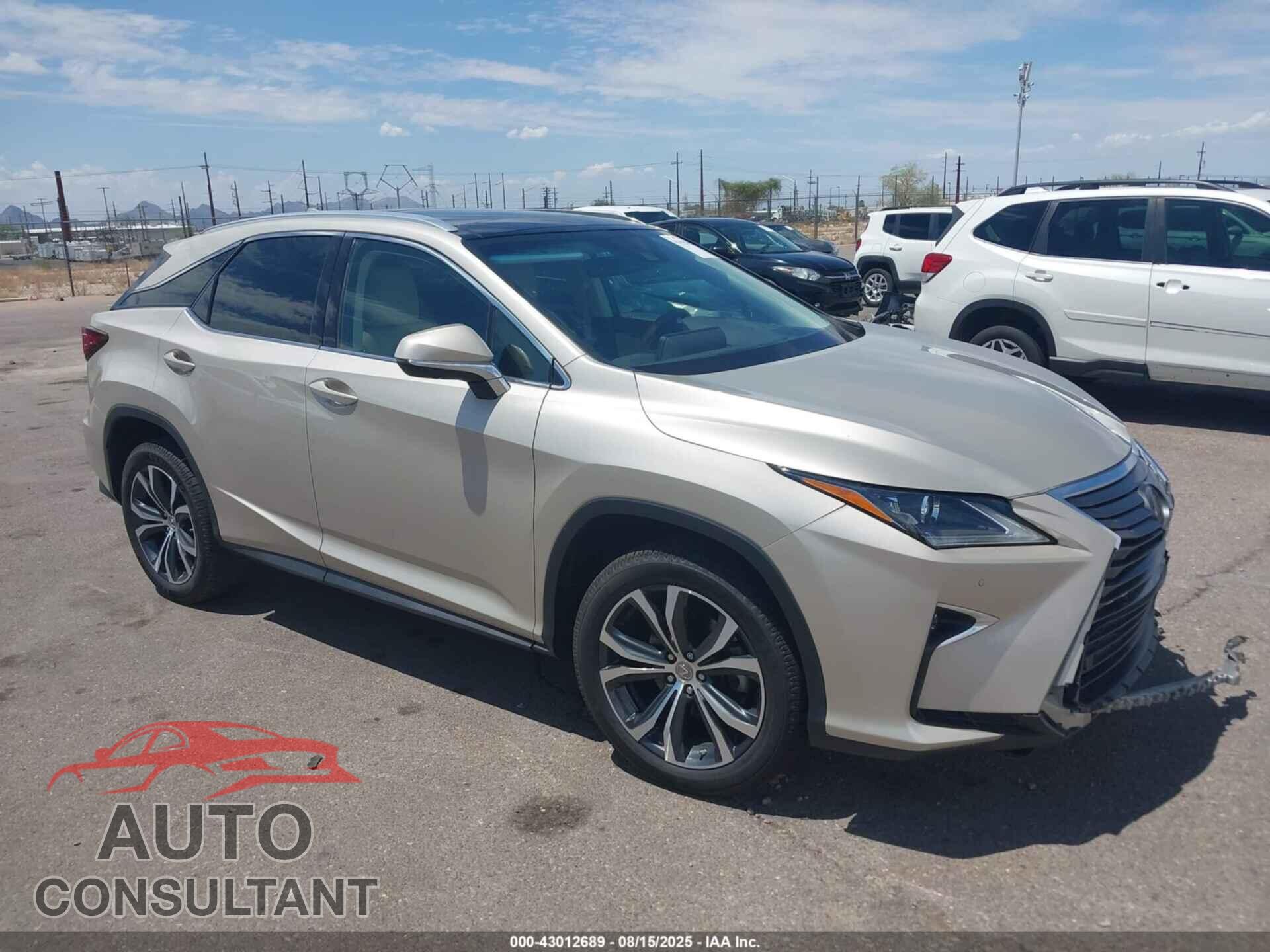 LEXUS RX 350 2017 - 2T2ZZMCA5HC051709